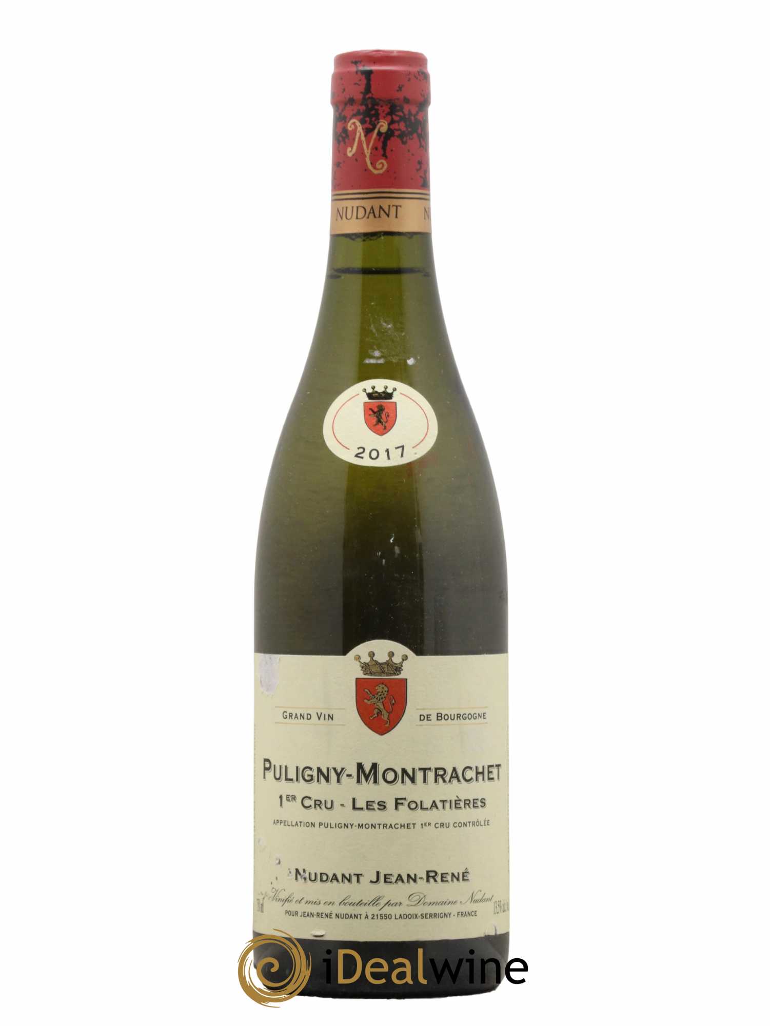 Puligny-Montrachet 1er Cru Les Folatières Domaine Jean Rene Nudan 2017 - Lot de 1 bouteille - 0