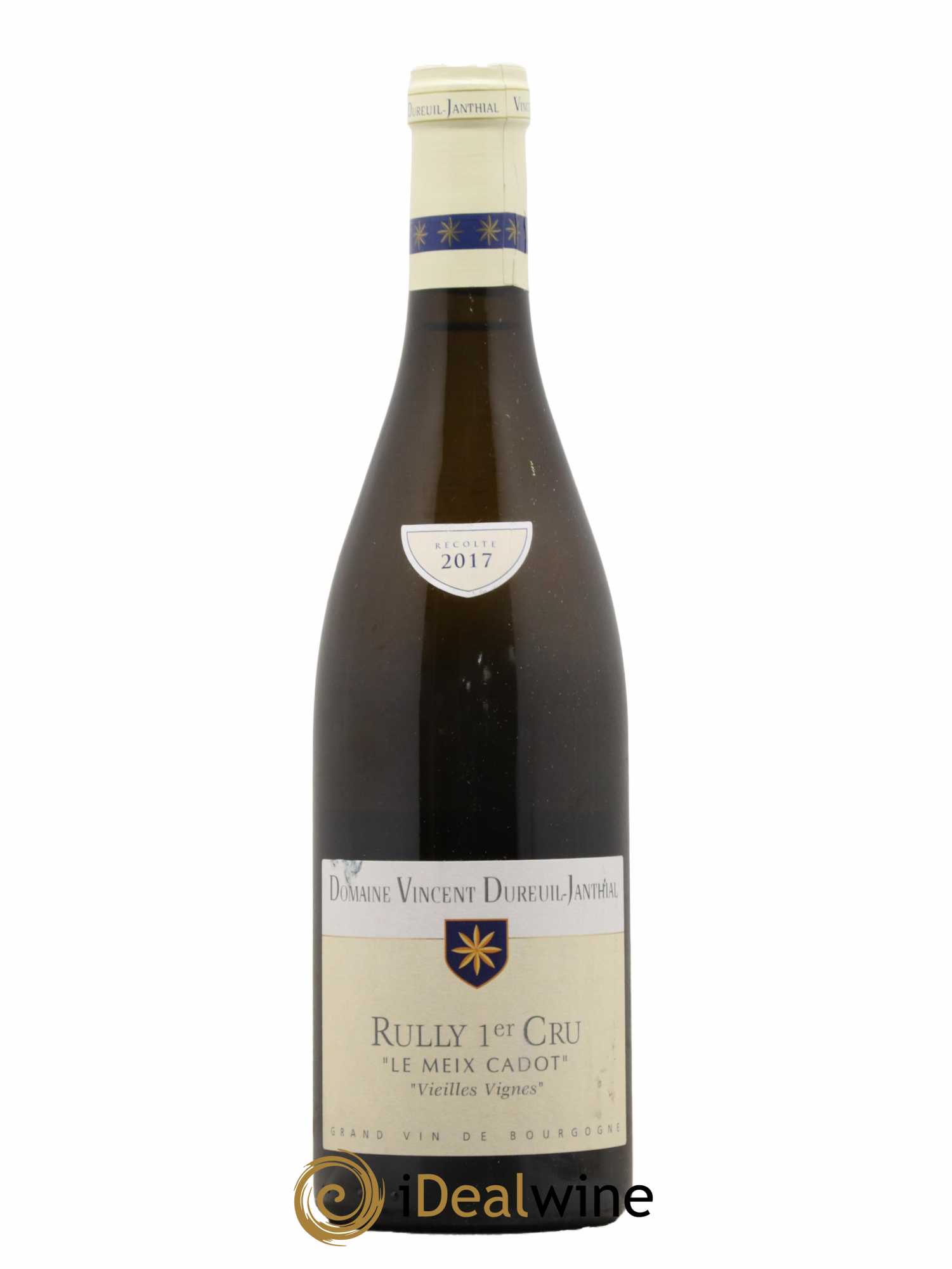Rully 1er Cru Le Meix Cadot Vieilles Vignes Vincent Dureuil-Janthial 2017 - Lot de 1 bouteille - 0