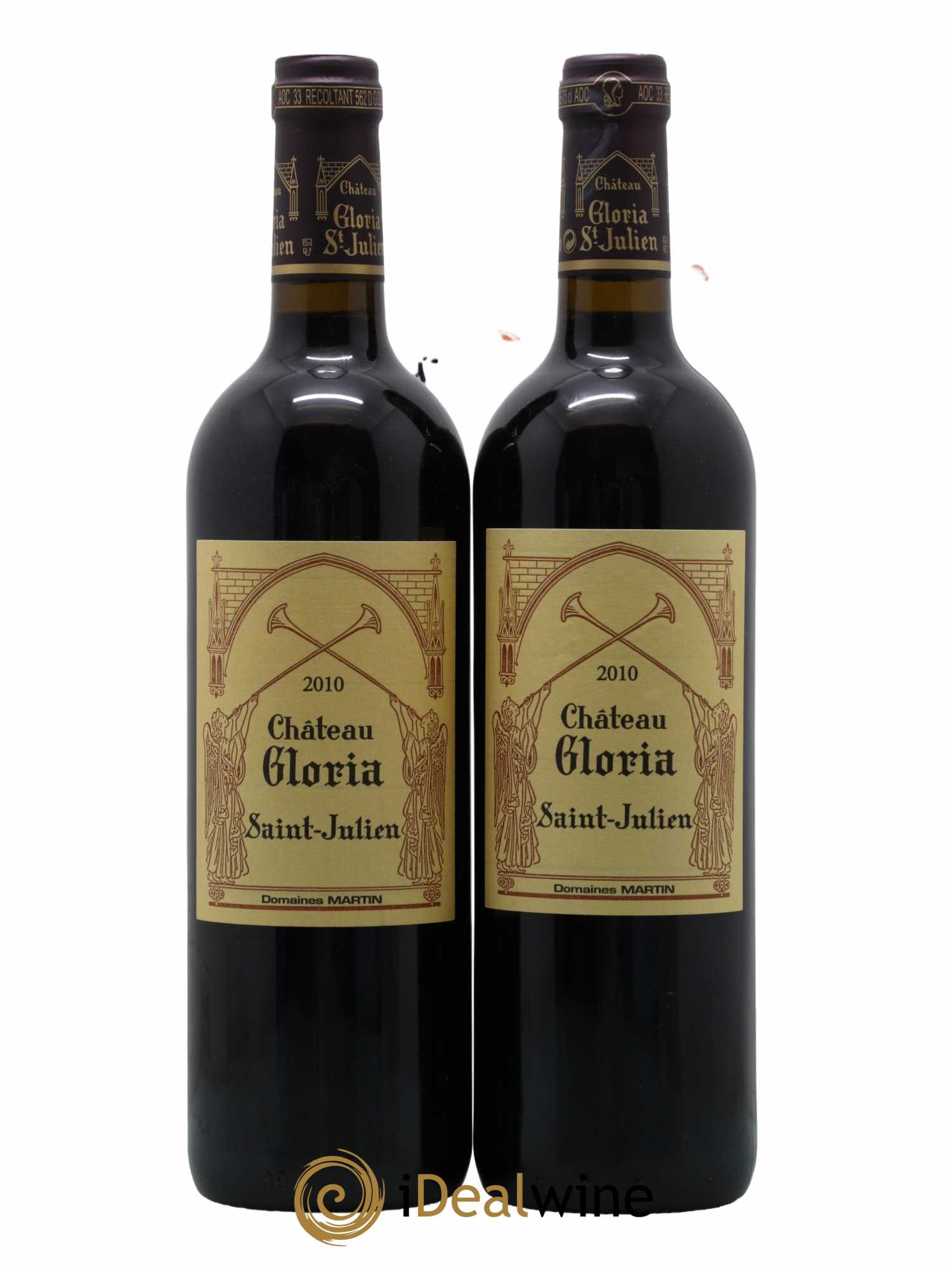 Château Gloria 2010 - Lot de 2 bouteilles - 1