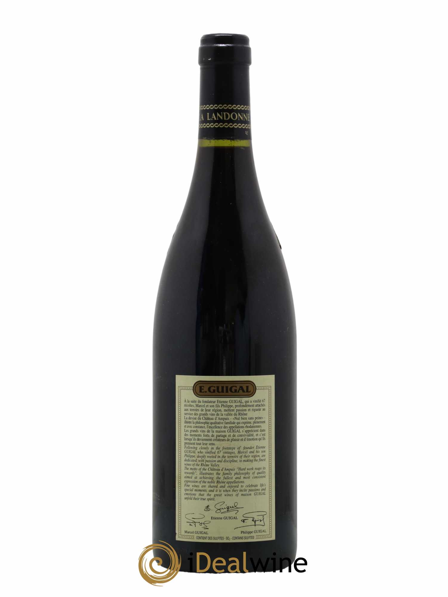 Côte-Rôtie La Landonne Guigal 2003 - Lot de 1 bouteille - 1
