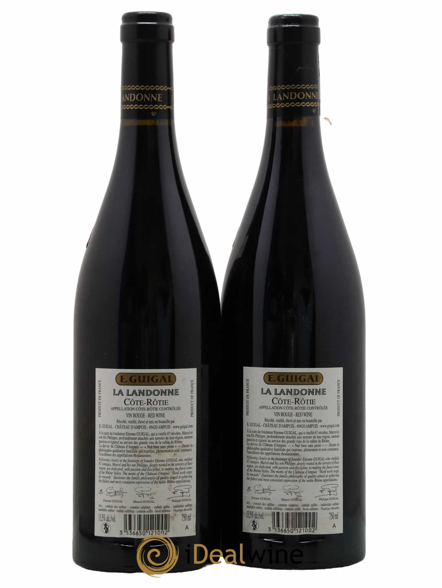 Côte-Rôtie La Landonne Guigal 2010 - Lot de 2 bouteilles - 1