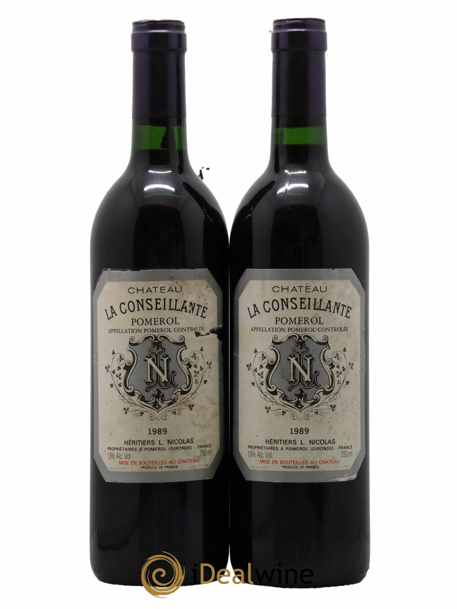 Château la Conseillante 1989 - Lot de 2 bouteilles - 0