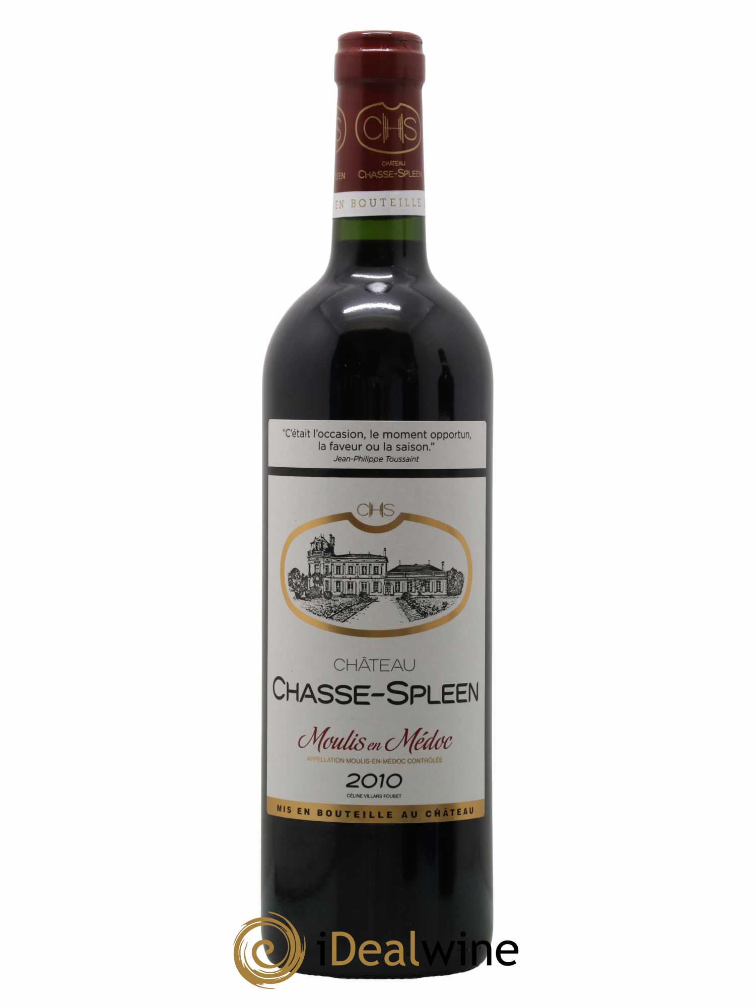 Château Chasse Spleen 2010 - Lot de 1 bouteille - 0
