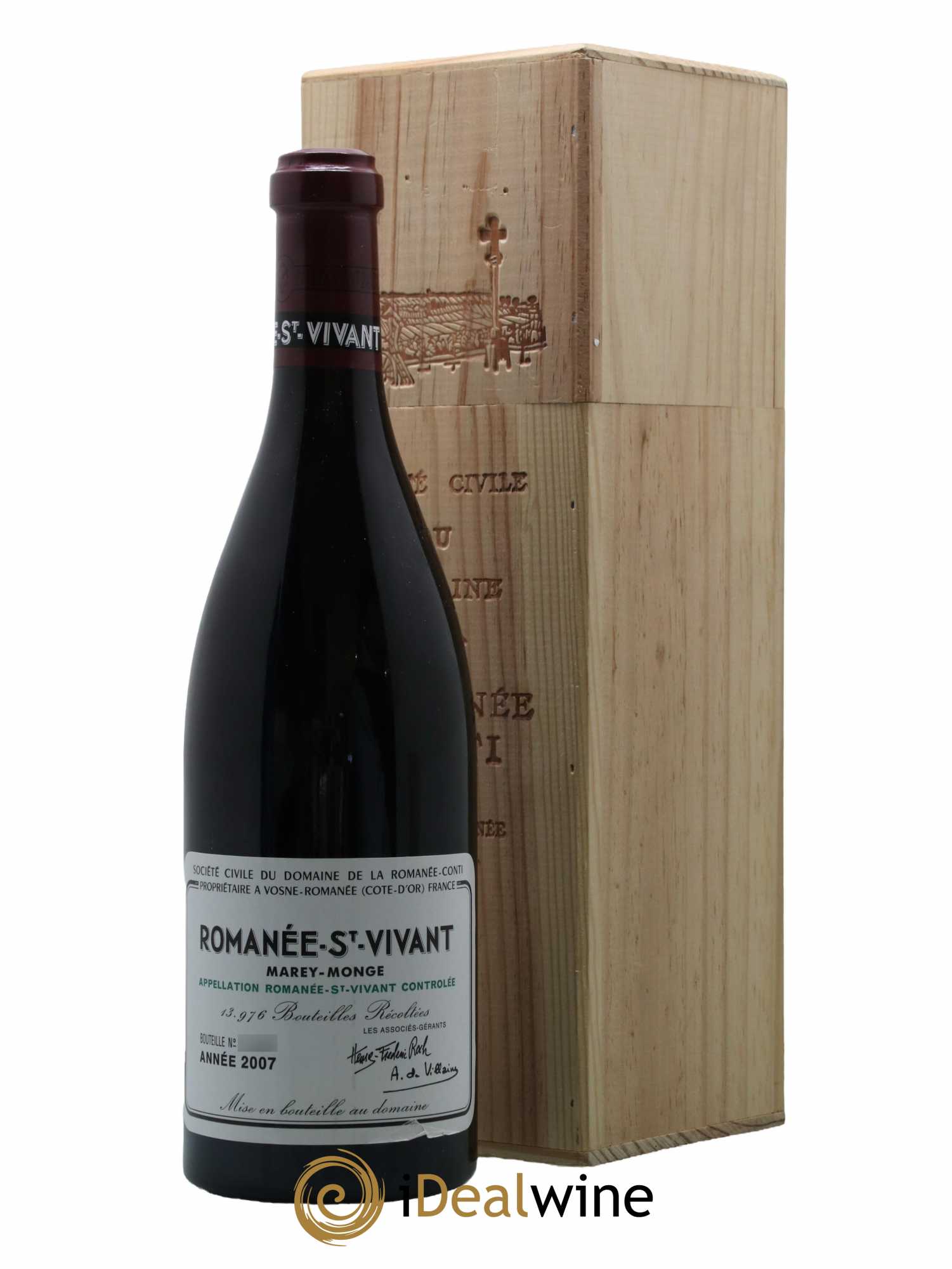Romanée-Saint-Vivant Grand Cru Domaine de la Romanée-Conti 2007 - Lot de 1 bouteille - 0