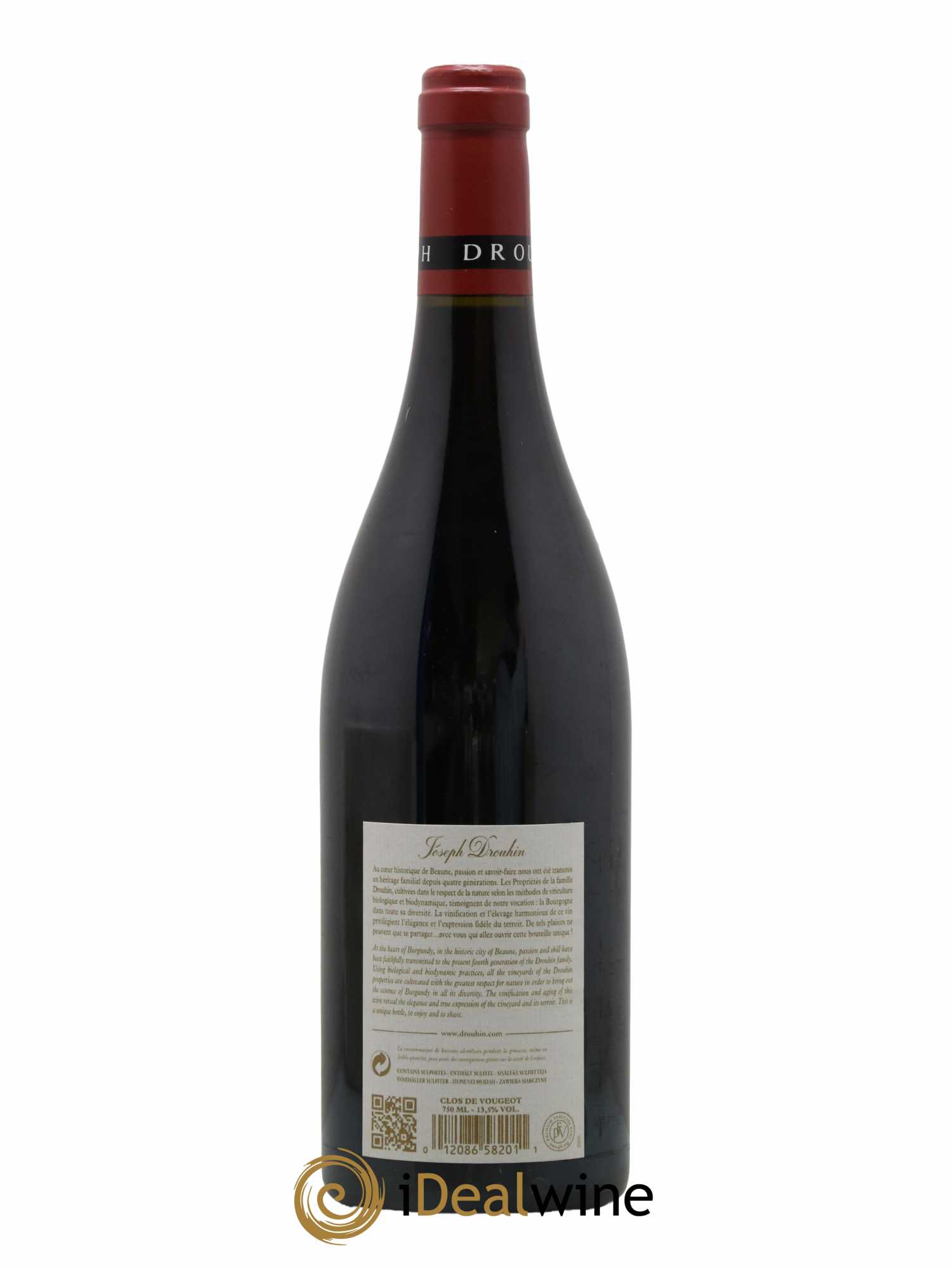 Clos de Vougeot Grand Cru Joseph Drouhin 2009 - Lot de 1 bouteille - 1