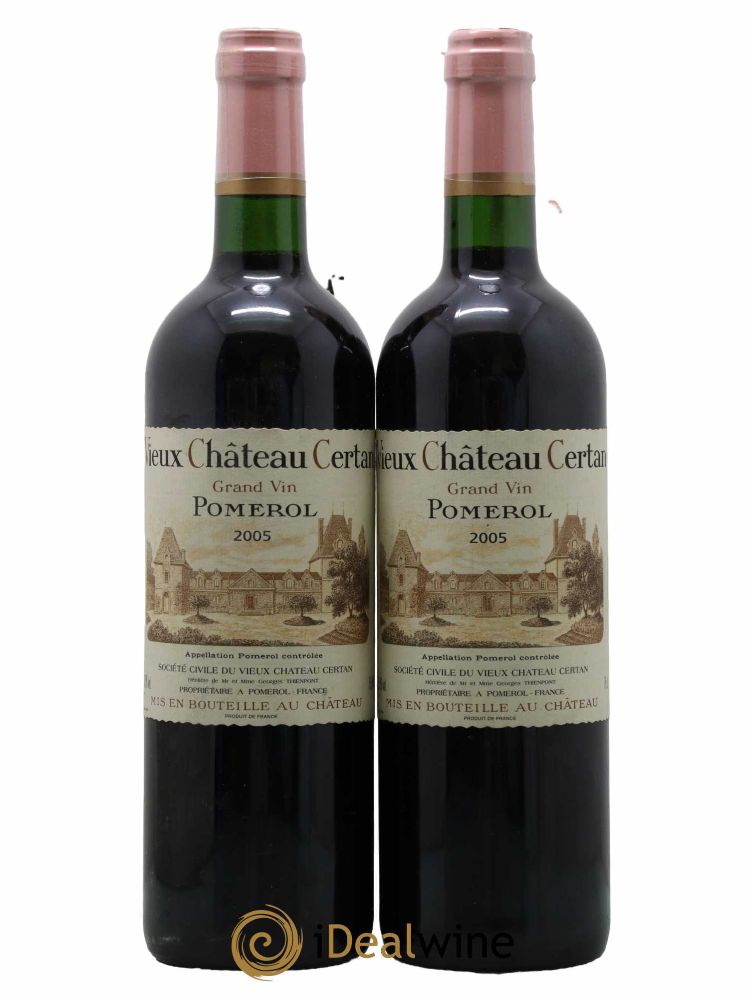 Vieux Château Certan 2005 - Lot de 2 bouteilles - 0