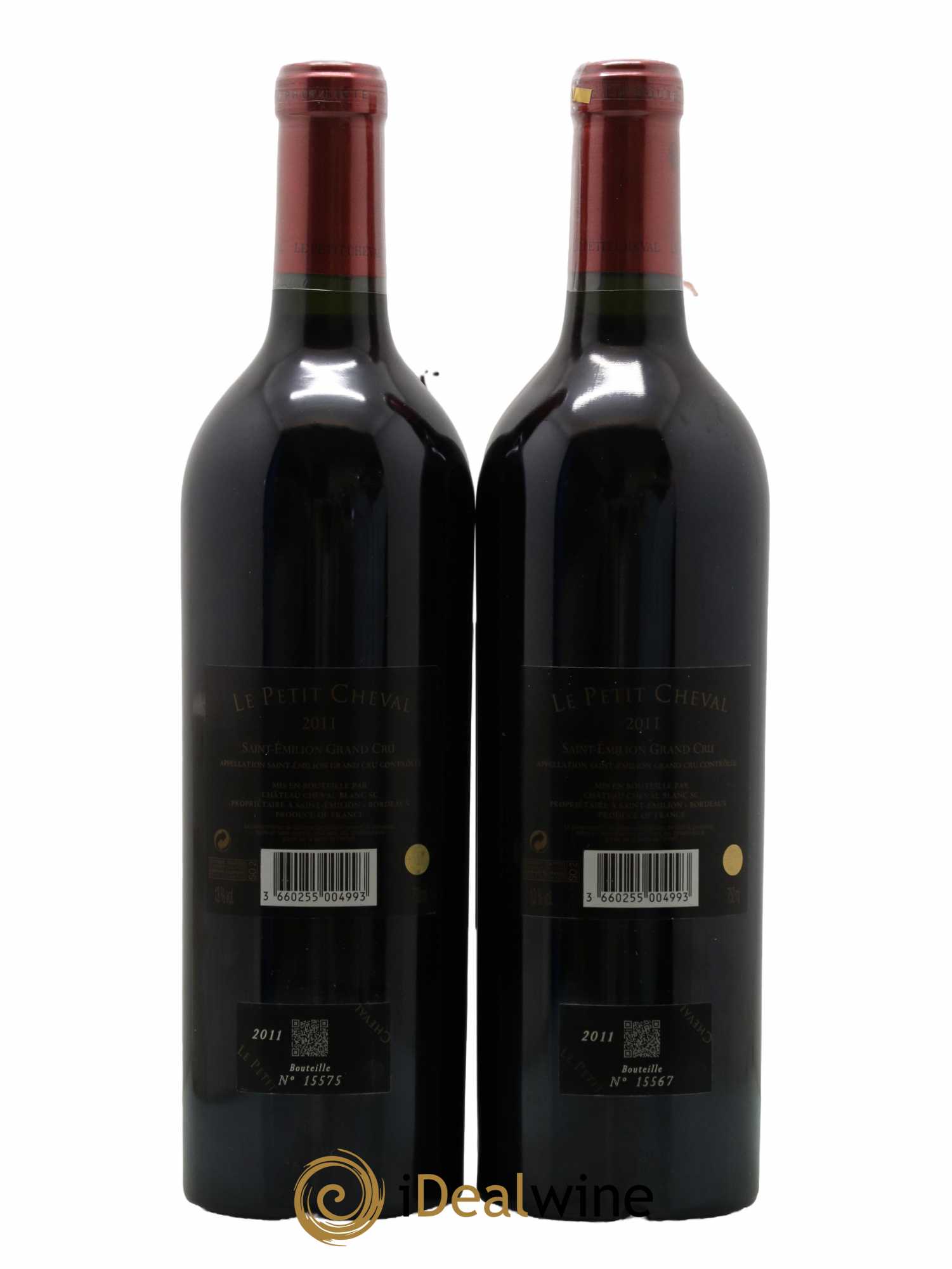 Le Petit Cheval Second Vin 2011 - Lot de 2 bouteilles - 1