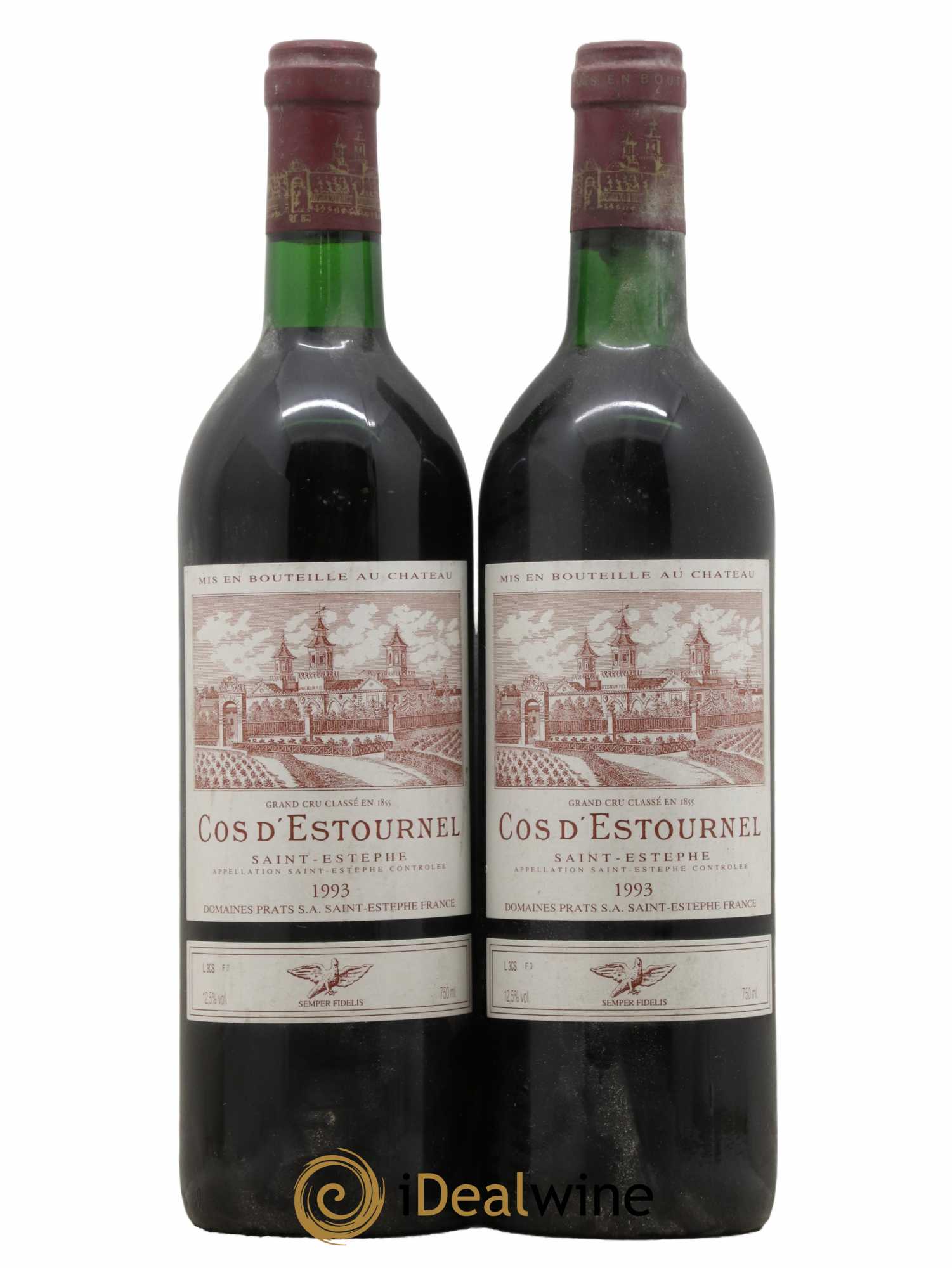 Cos d'Estournel 2ème Grand Cru Classé 1993 - Lot de 2 bouteilles - 0