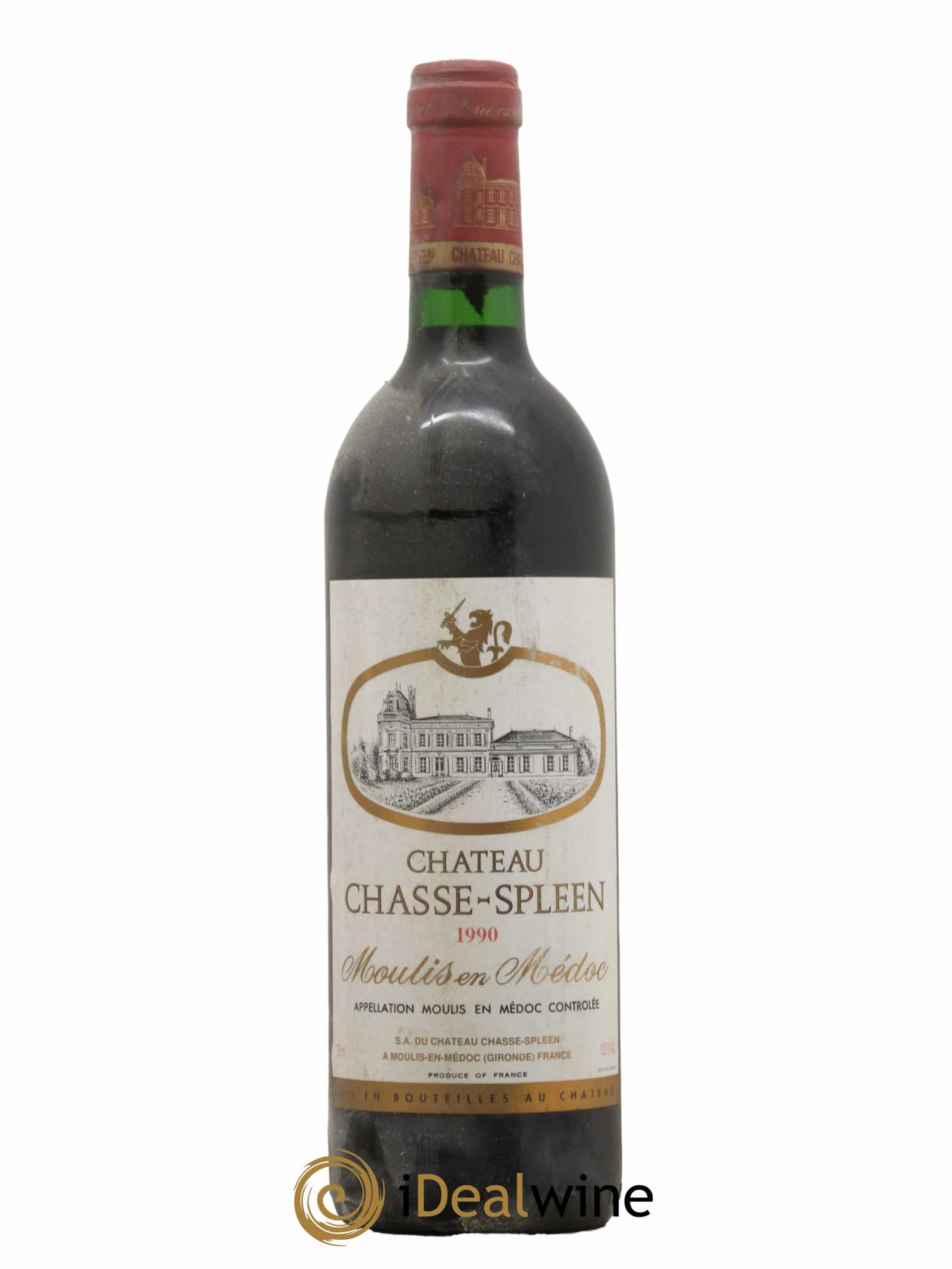 Château Chasse Spleen 1990 - Lot de 1 bouteille - 0