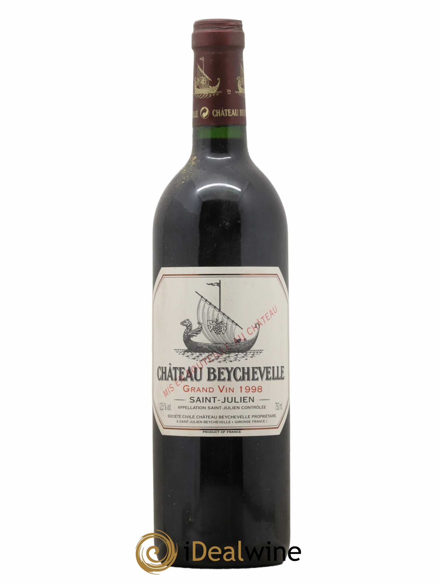 Château Beychevelle 4ème Grand Cru Classé 1998 - Lot de 1 bouteille - 0
