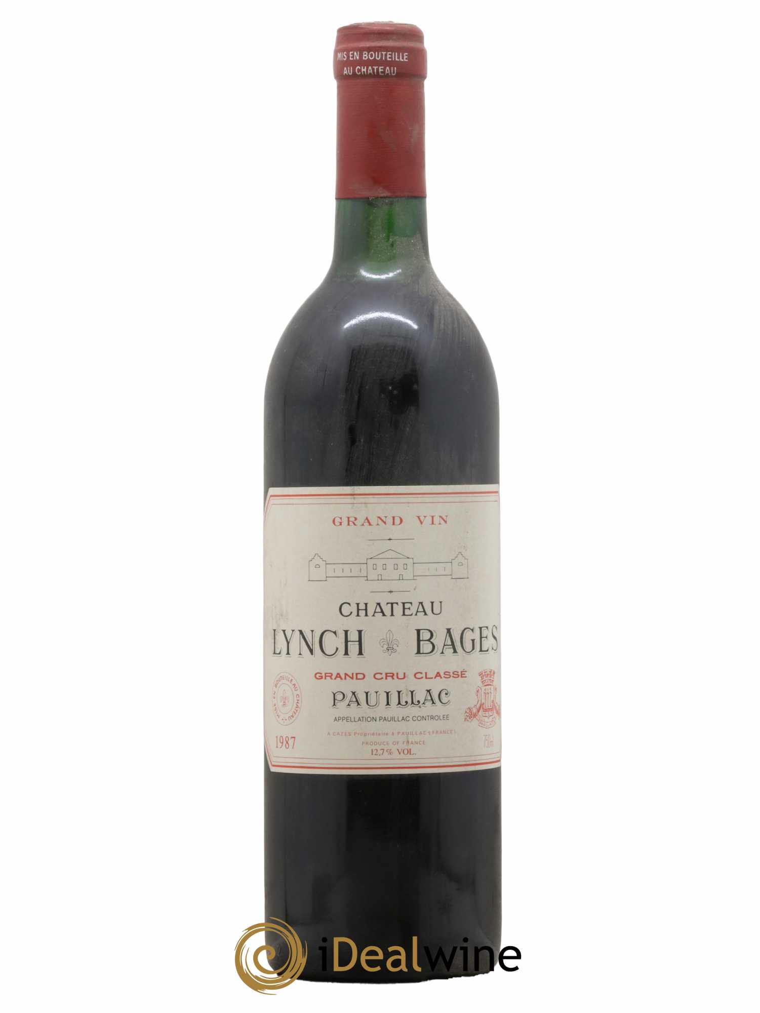 Château Lynch Bages 5ème Grand Cru Classé 1987 - Lot de 1 bouteille - 0