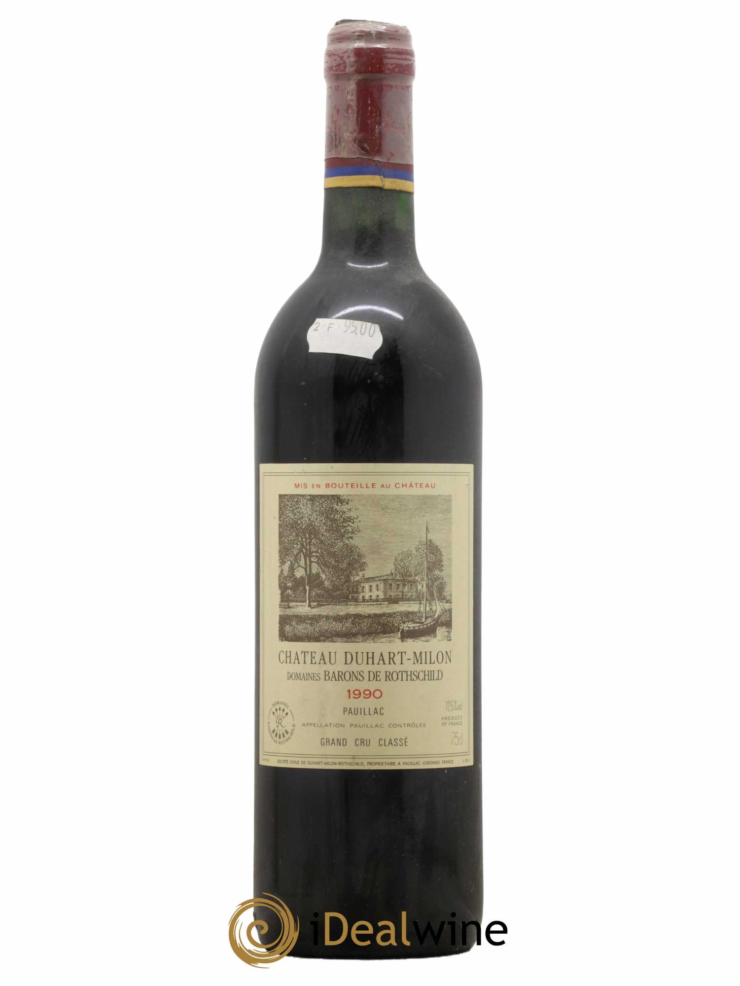 Château Duhart-Milon 4ème Grand Cru Classé 1990 - Posten von 1 Flasche - 0