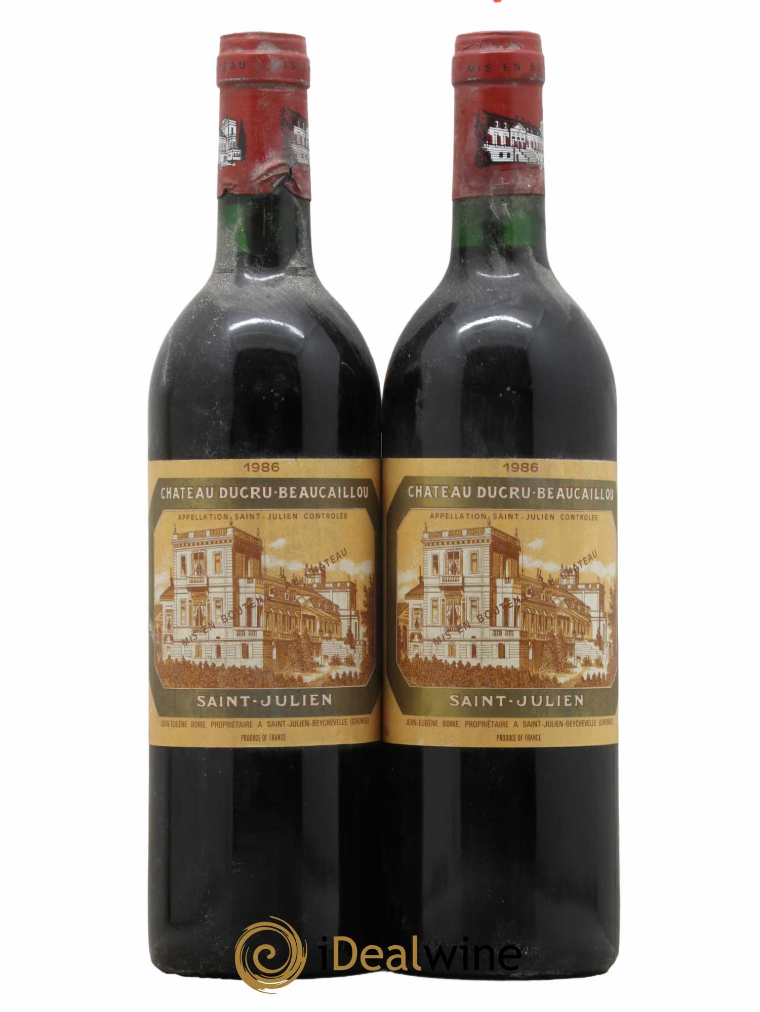 Château Ducru Beaucaillou 2ème Grand Cru Classé 1986 - Lot de 2 bouteilles - 0