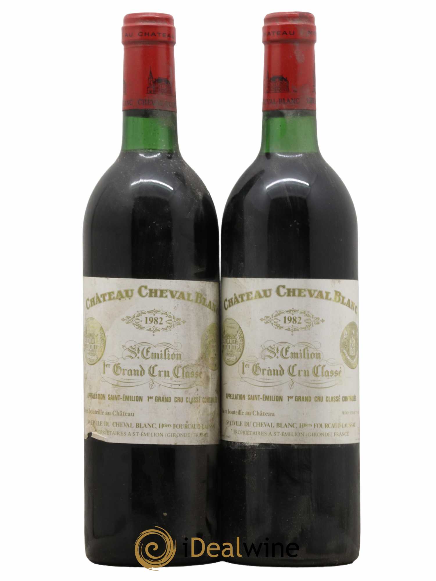 Château Cheval Blanc 1er Grand Cru Classé A 1982 - Lot de 2 bouteilles - 0