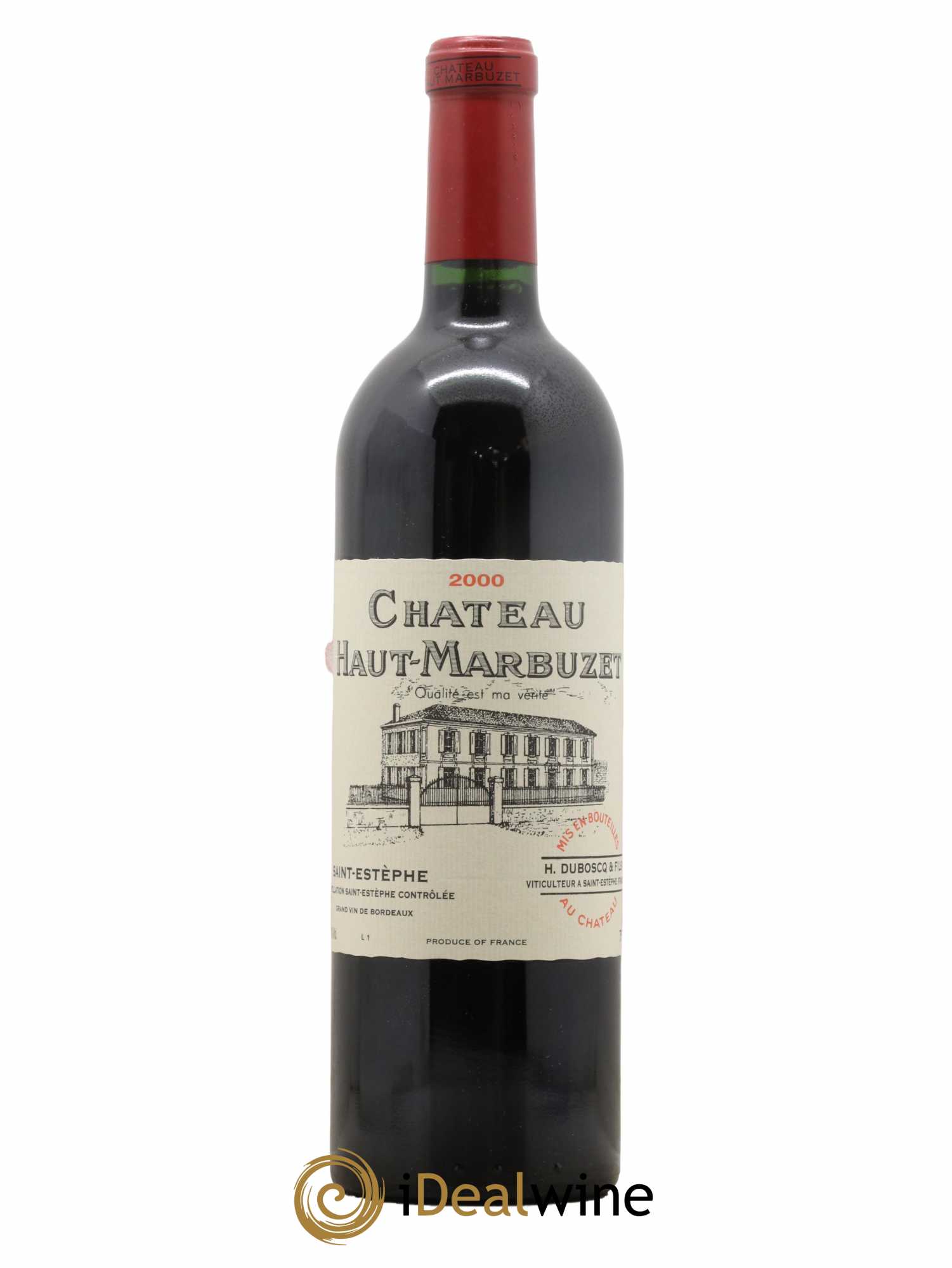 Château Haut Marbuzet 2000 - Lot de 1 bouteille - 0