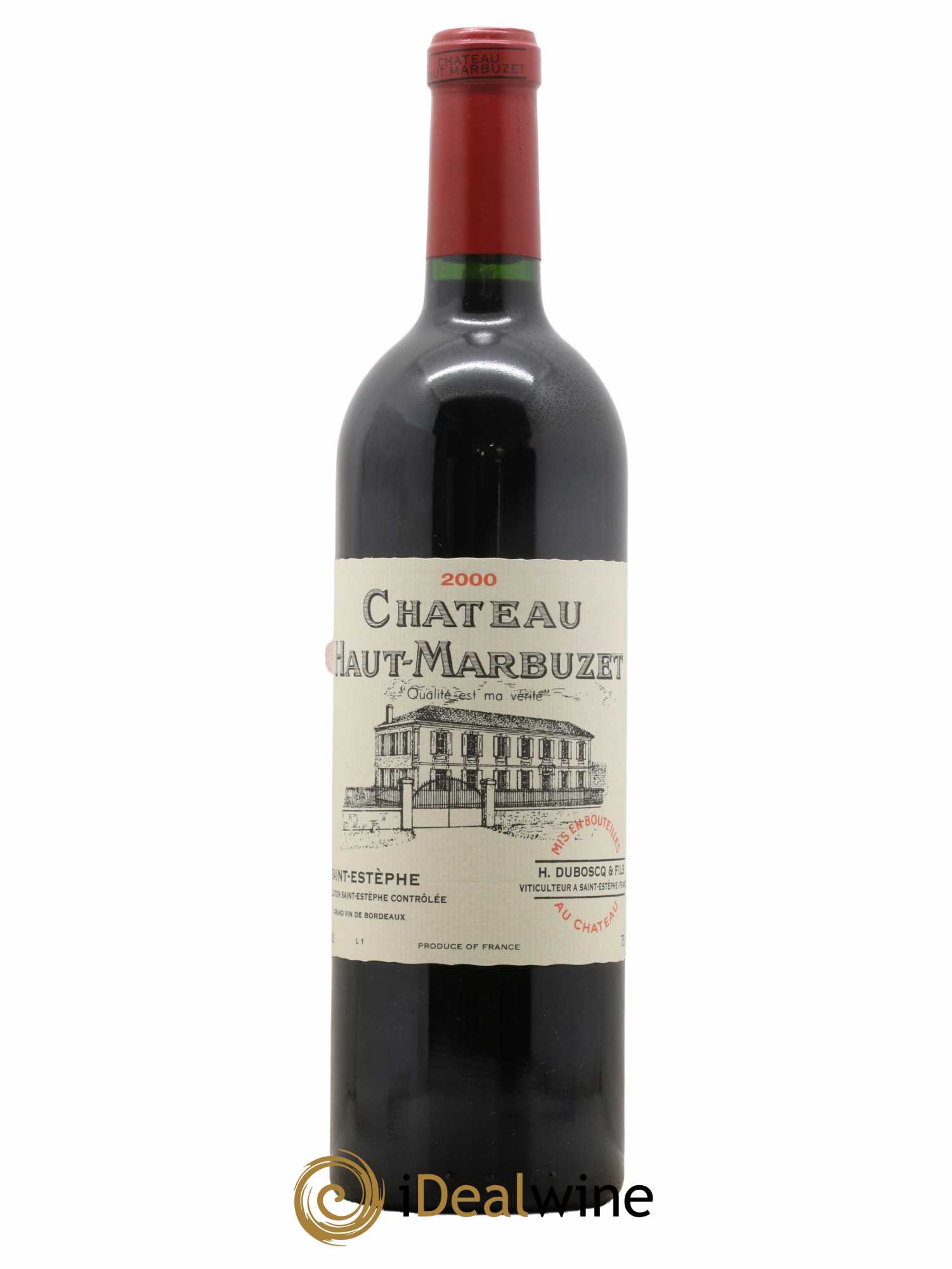 Château Haut Marbuzet 2000 - Lot de 1 bouteille - 0