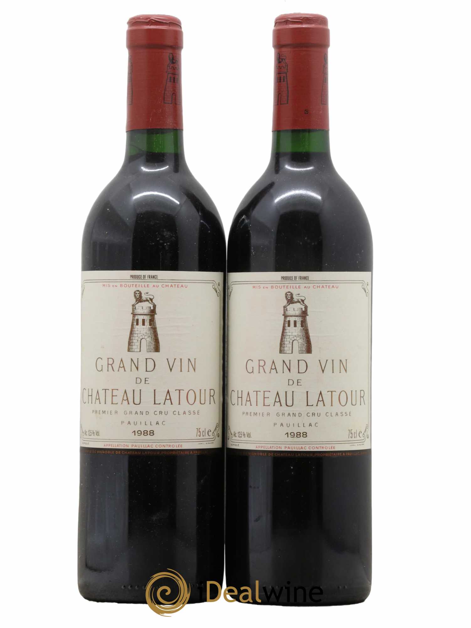 Château Latour 1er Grand Cru Classé 1988 - Lot de 2 bouteilles - 0