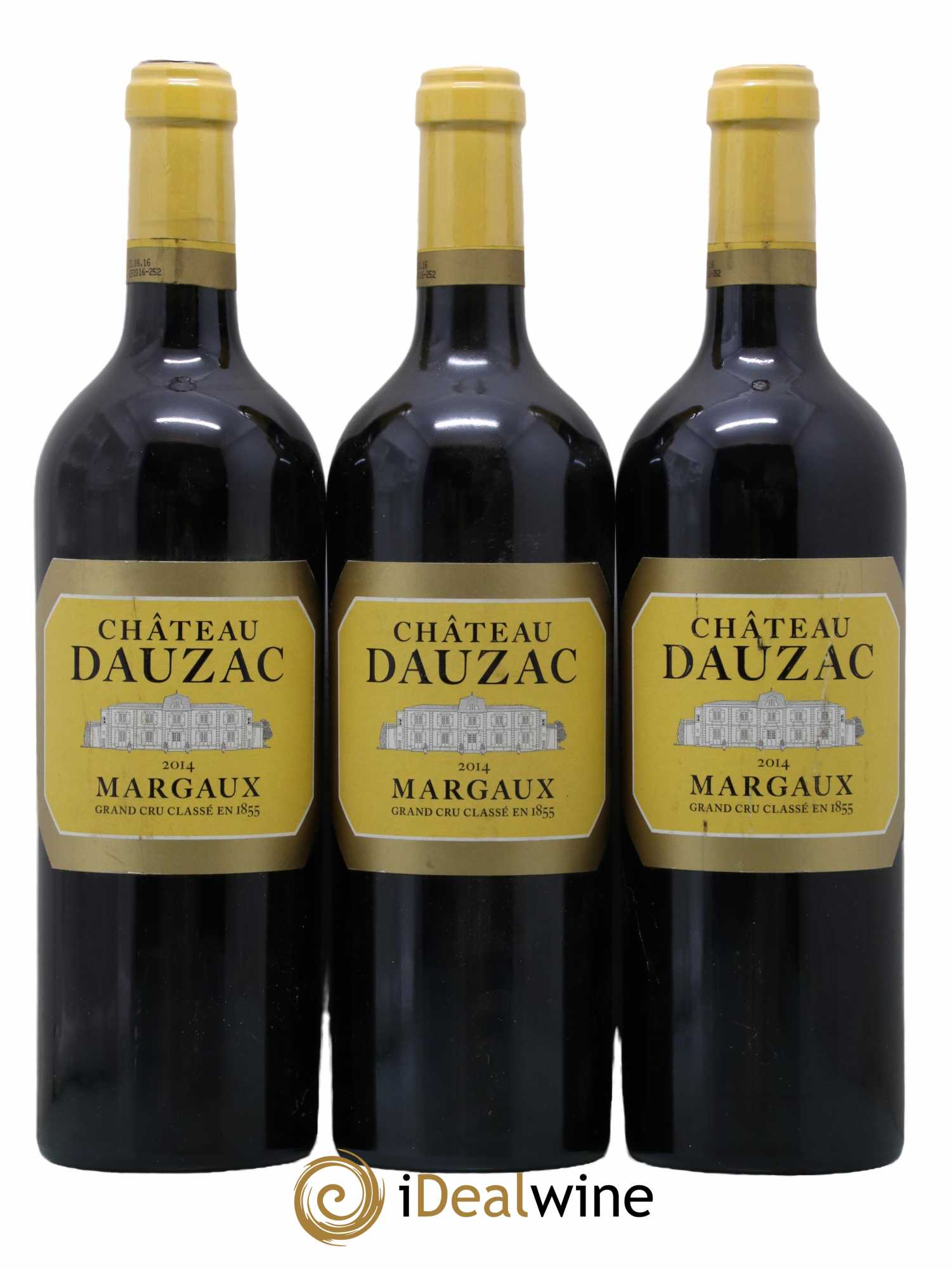 Château Dauzac 5ème Grand Cru Classé 2014 - Lot de 3 bouteilles - 0