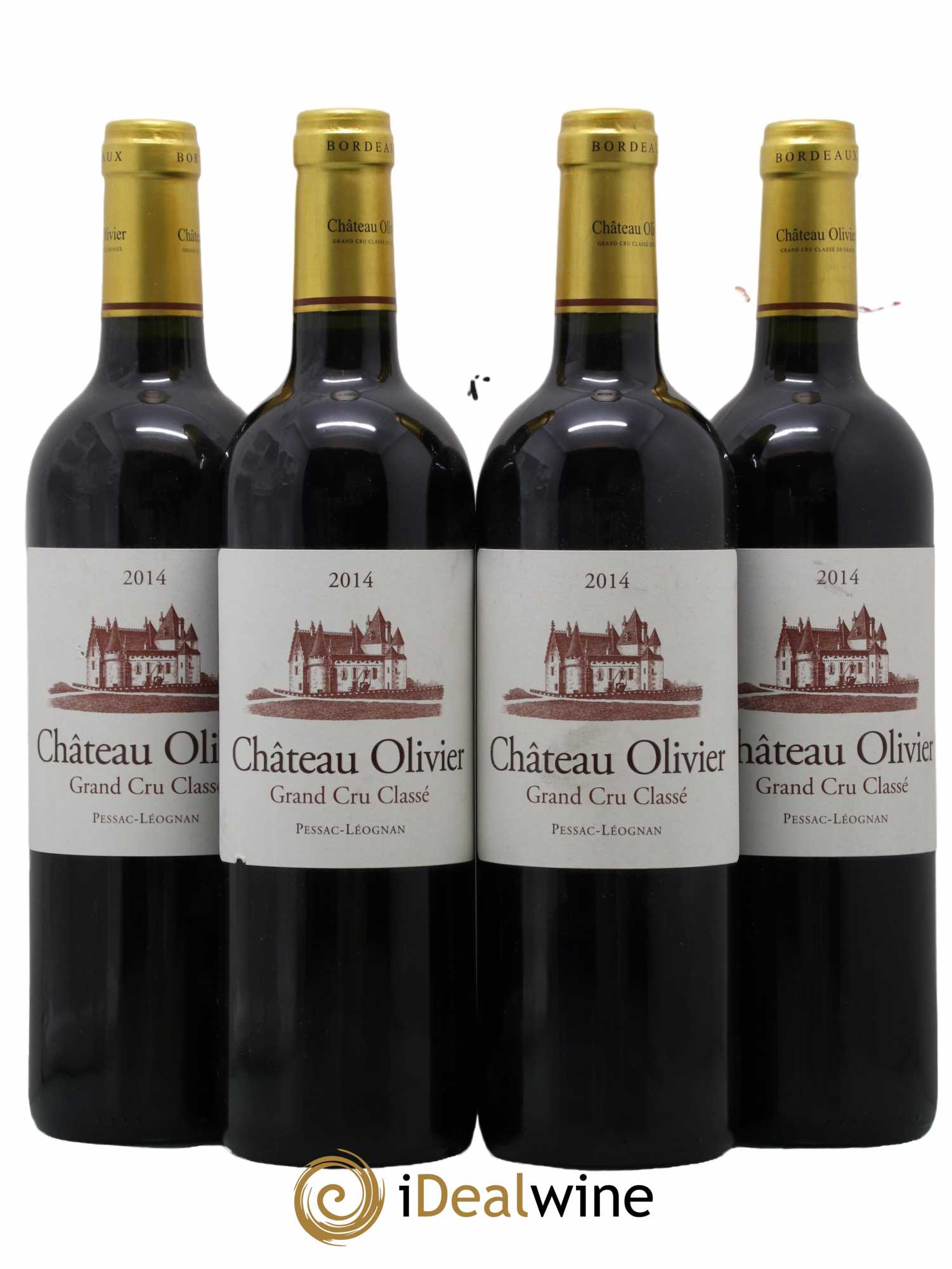 Château Olivier Cru Classé de Graves 2014 - Lot de 4 bouteilles - 0