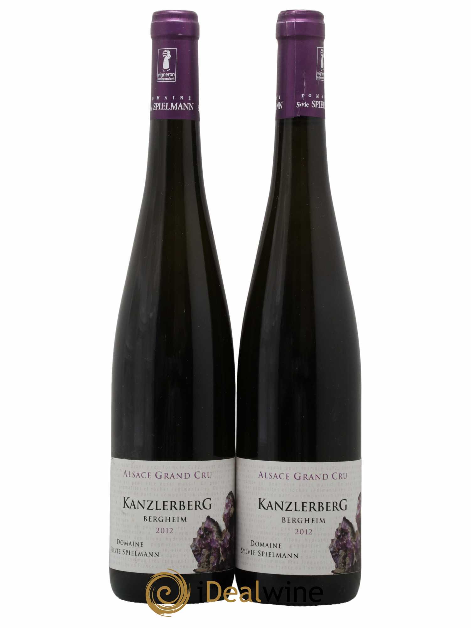 Alsace Grand Cru Kanzlerberg Bergheim Sylvie Spielmann 2012 - Lot de 2 bouteilles - 0