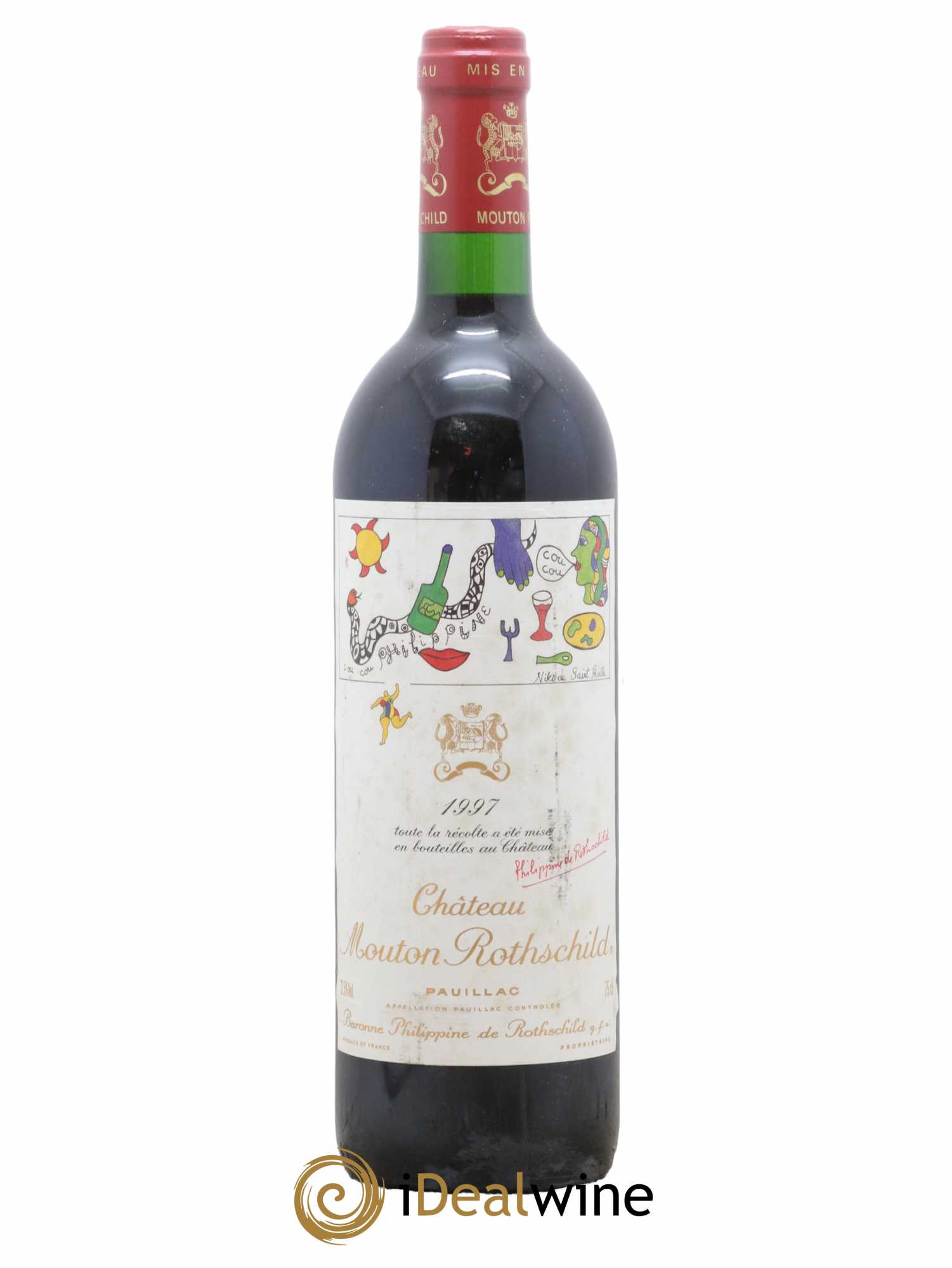 Château Mouton Rothschild 1er Grand Cru Classé 1997 - Lot de 1 bouteille - 0