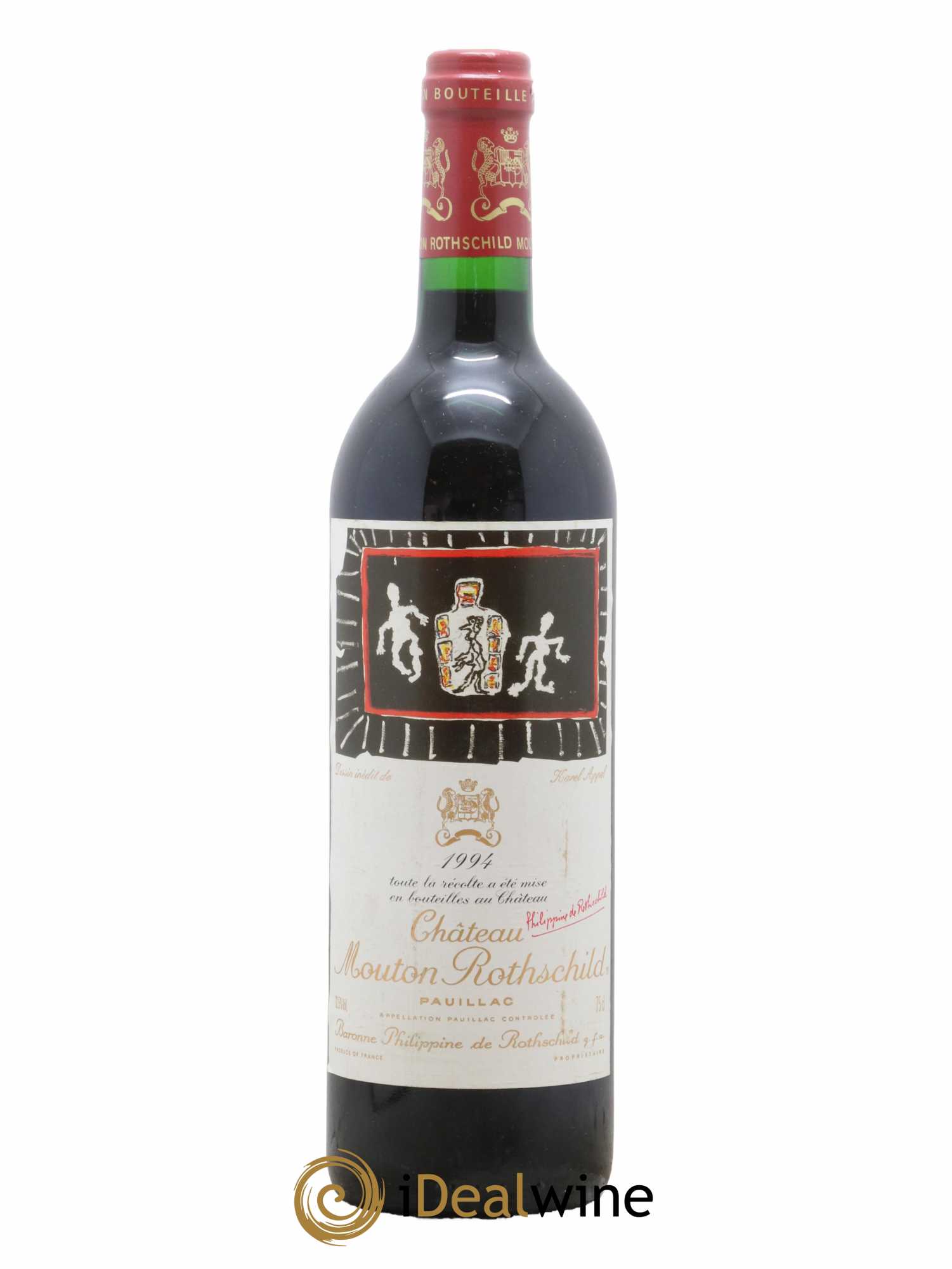 Château Mouton Rothschild 1er Grand Cru Classé 1994 - Lot de 1 bouteille - 0
