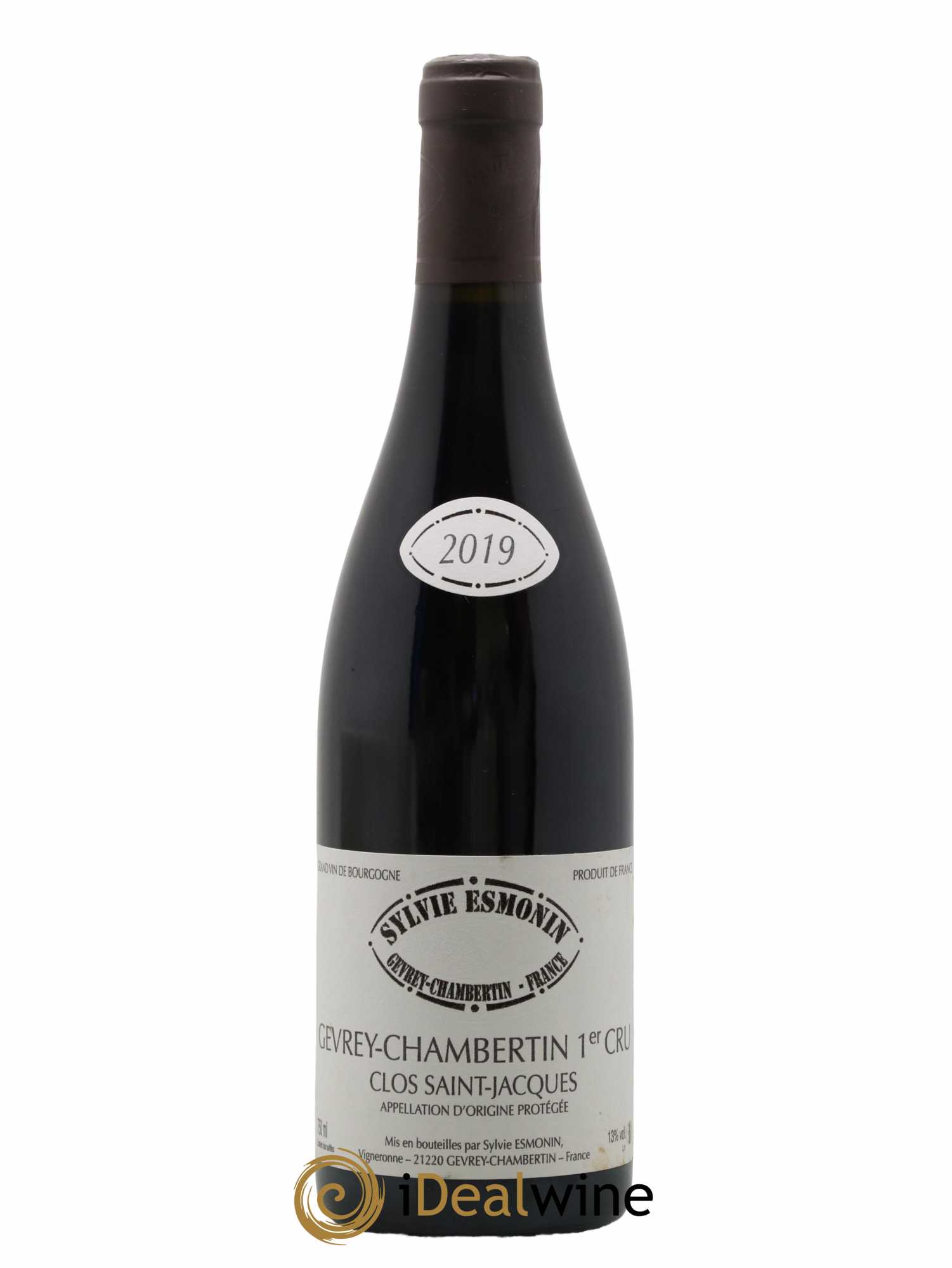 Gevrey-Chambertin 1er Cru Clos Saint Jacques Sylvie Esmonin 2019 - Lot de 1 bouteille - 0
