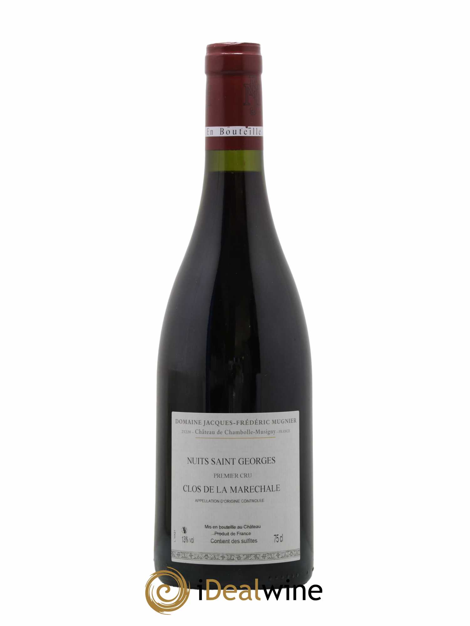Nuits-Saint-Georges 1er Cru Clos de La Maréchale Jacques-Frédéric Mugnier 2021 - Lot de 1 bouteille - 1