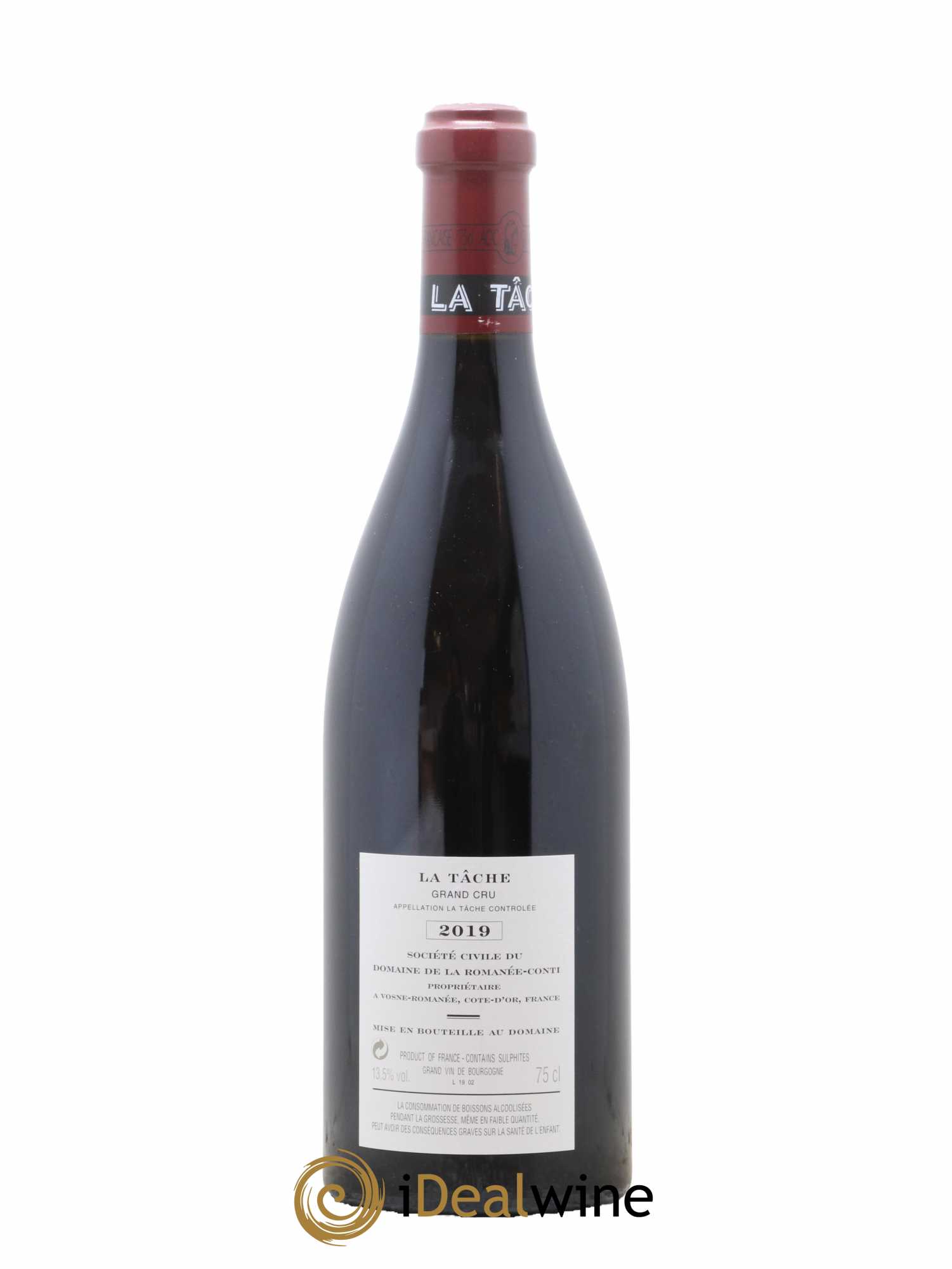 La Tâche Grand Cru Domaine de la Romanée-Conti 2019 - Lot of 1 bottle - 1