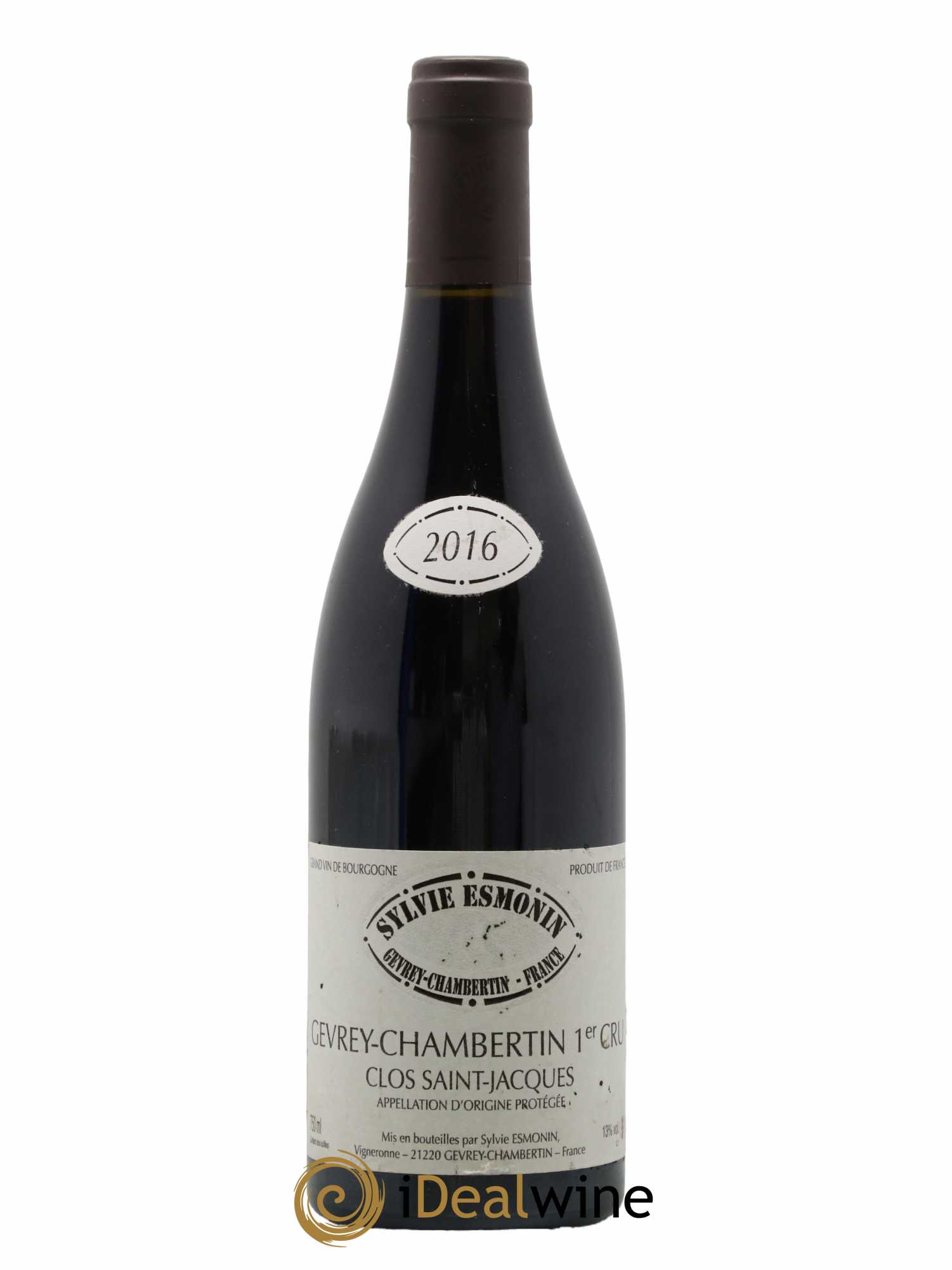 Gevrey-Chambertin 1er Cru Clos Saint Jacques Sylvie Esmonin 2016 - Posten von 1 Flasche - 0