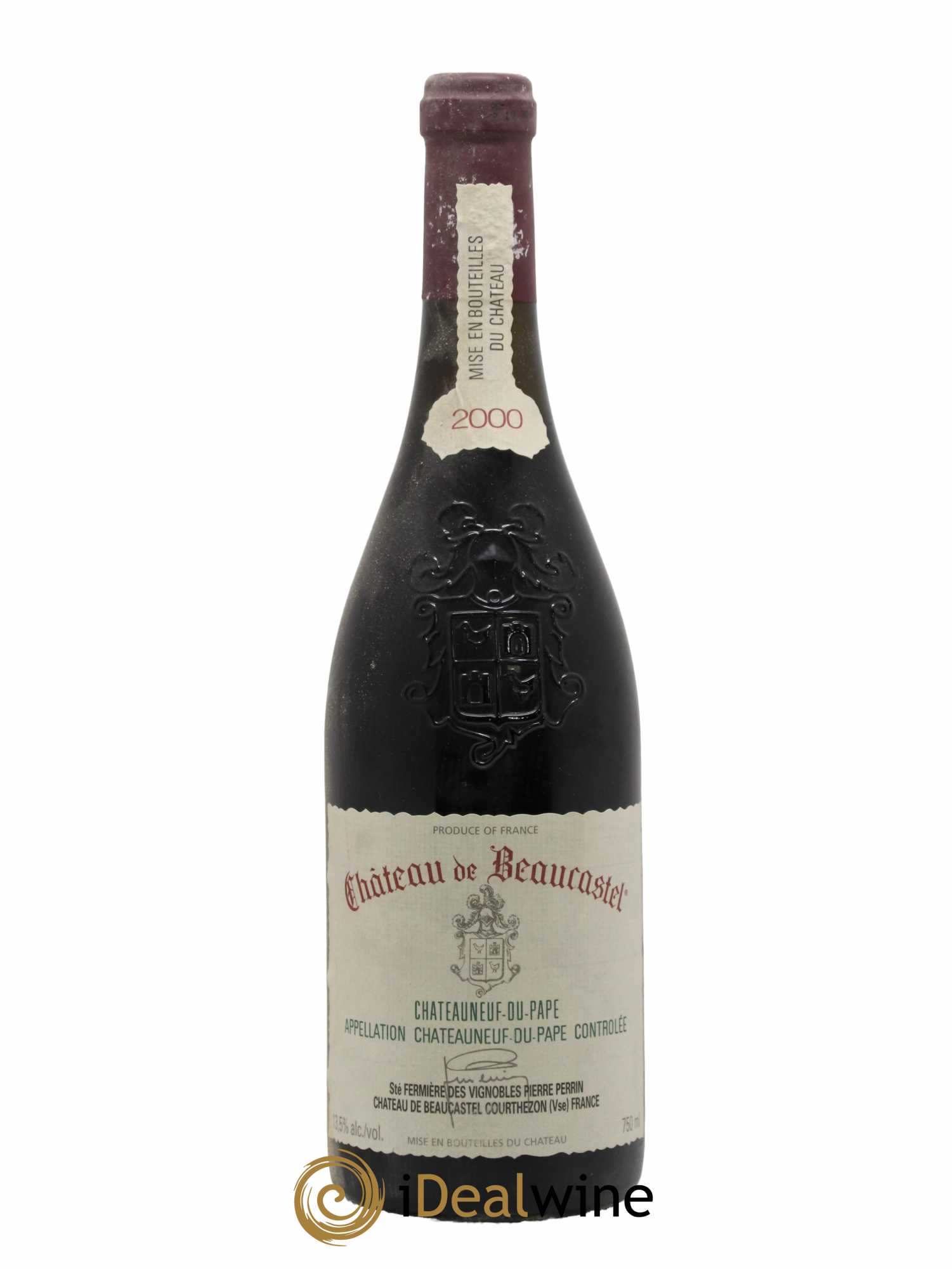 Châteauneuf-du-Pape Château de Beaucastel Famille Perrin 2000 - Lot de 1 bouteille - 0