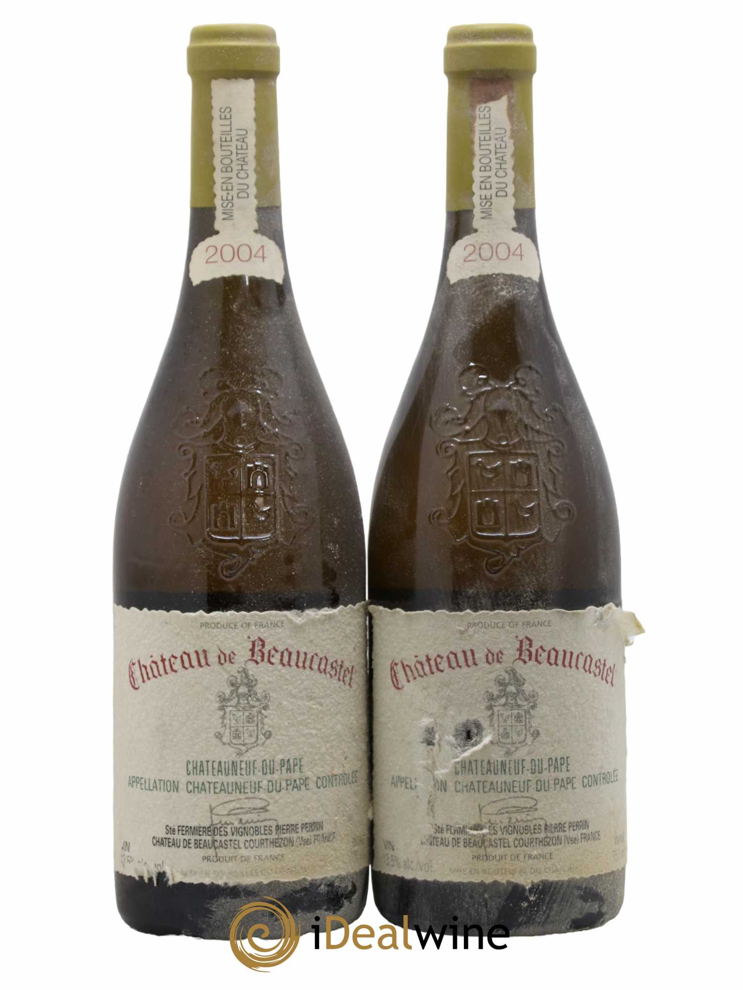 Châteauneuf-du-Pape Château de Beaucastel Famille Perrin 2004 - Lot de 2 bouteilles - 0