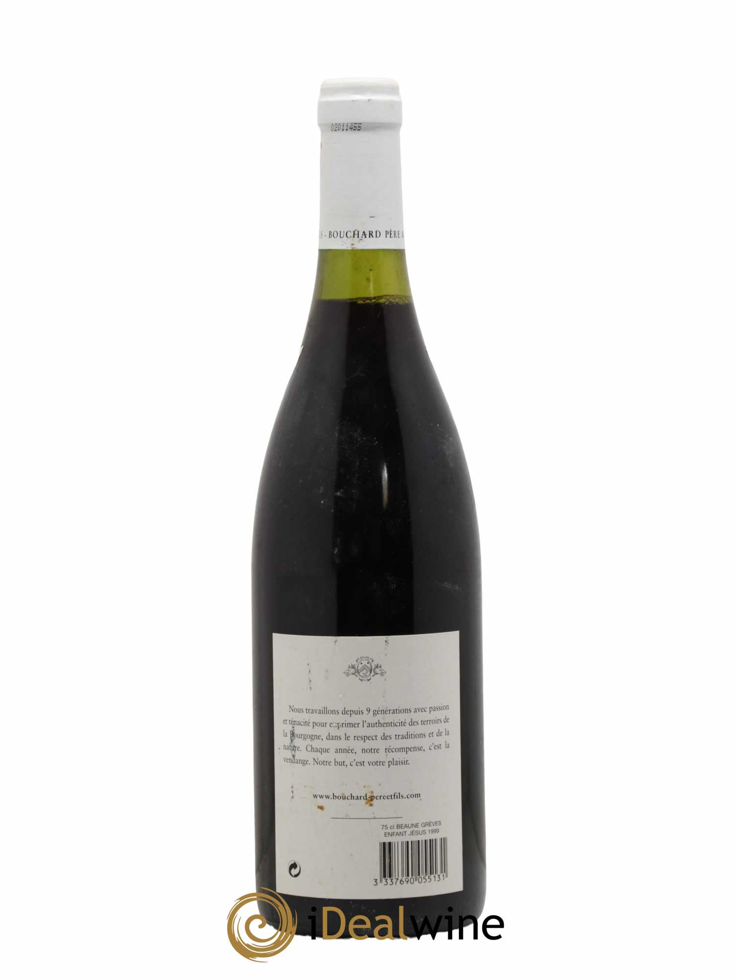 Beaune 1er Cru Grèves - Vigne de l'Enfant Jésus Bouchard Père & Fils 1999 - Lot de 1 bouteille - 1