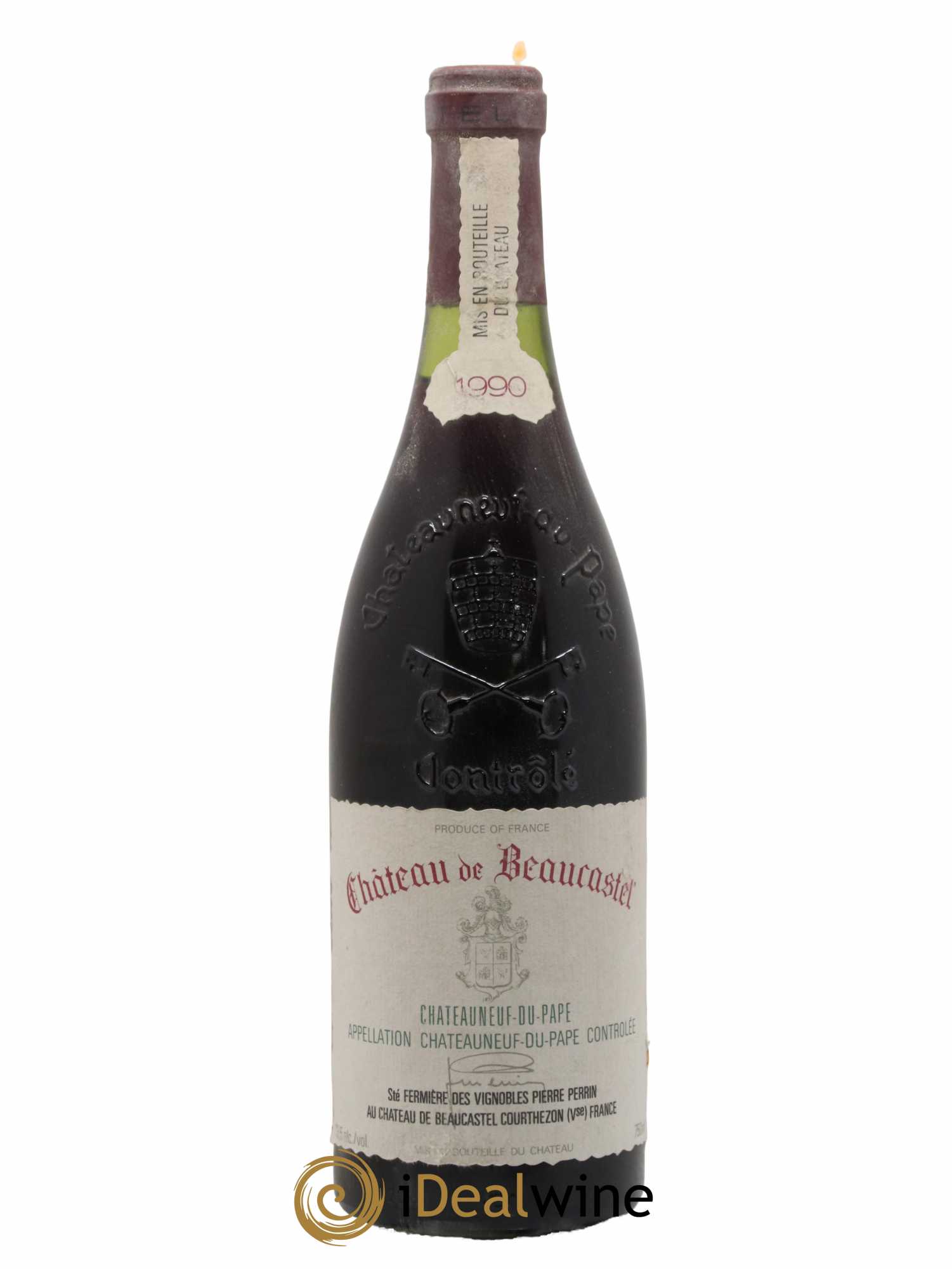 Châteauneuf-du-Pape Château de Beaucastel Famille Perrin 1990 - Lot de 1 bouteille - 0