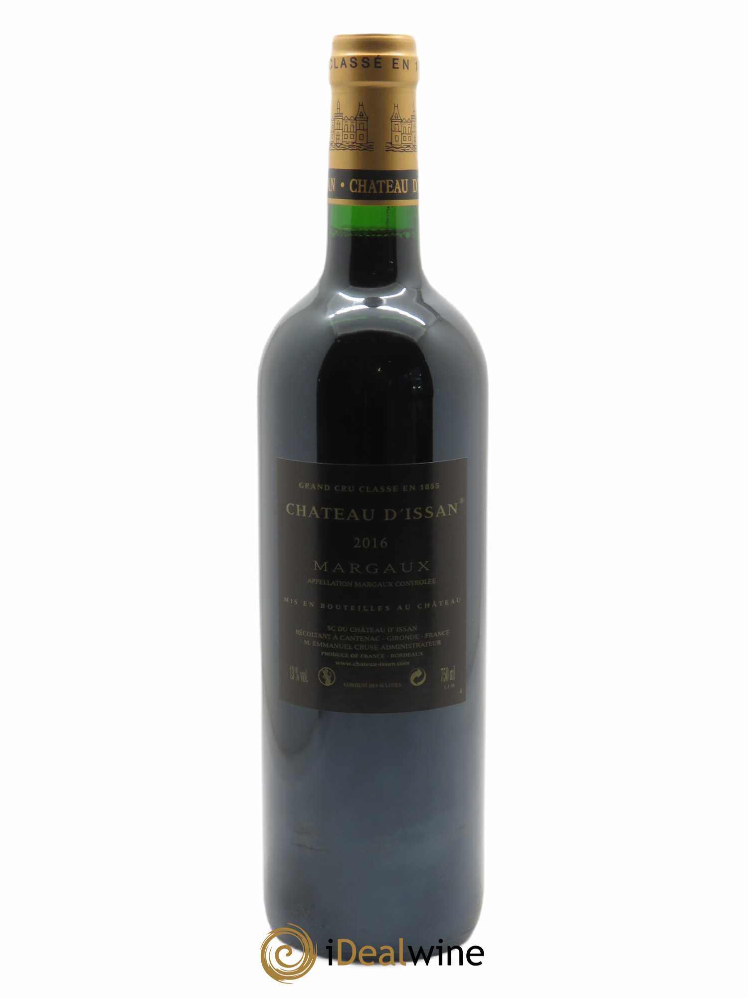 Château d'Issan 3ème Grand Cru Classé (CBO à partir de 12 bts) 2016 - Lot de 1 bouteille - 1