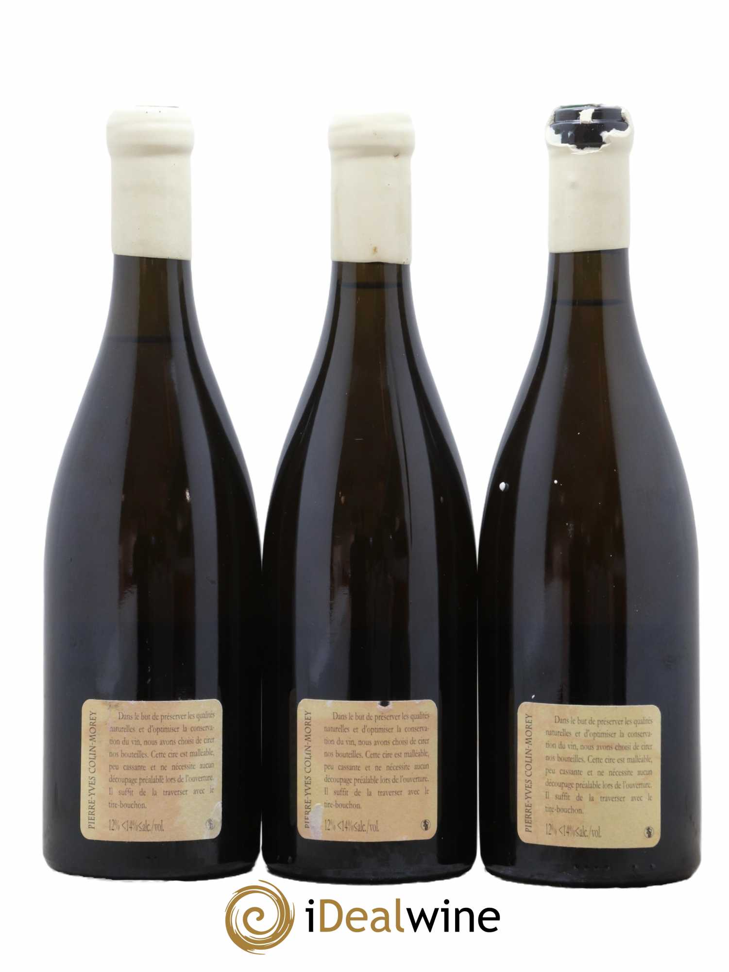 Meursault 1er Cru Les Genevrières  Pierre Yves Colin Morey 2013 - Lot de 3 bouteilles - 1