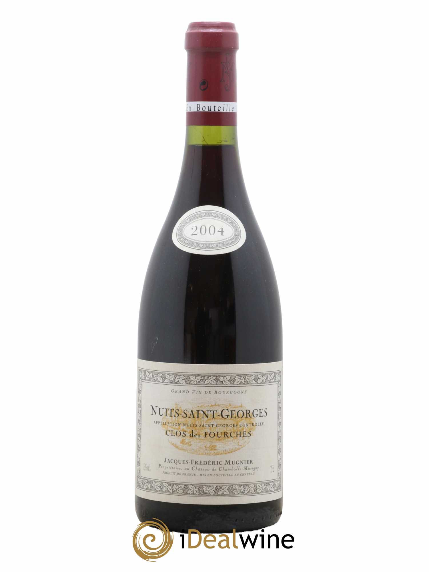 Nuits-Saint-Georges Clos des Fourches Jacques-Frédéric Mugnier 2004 - Lot de 1 bouteille - 0