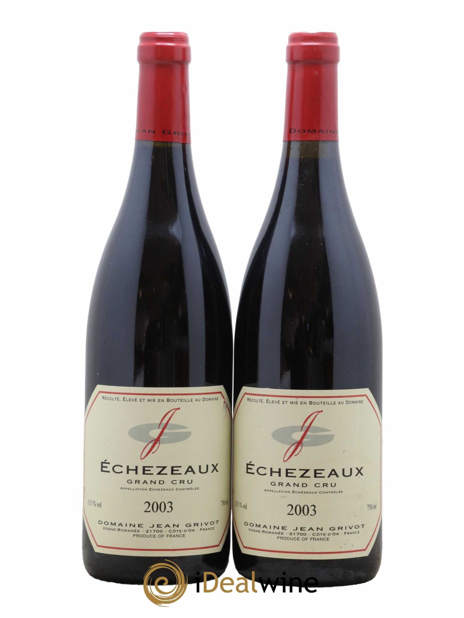 Echezeaux Grand Cru Jean Grivot 2003 - Lot de 2 bouteilles - 0
