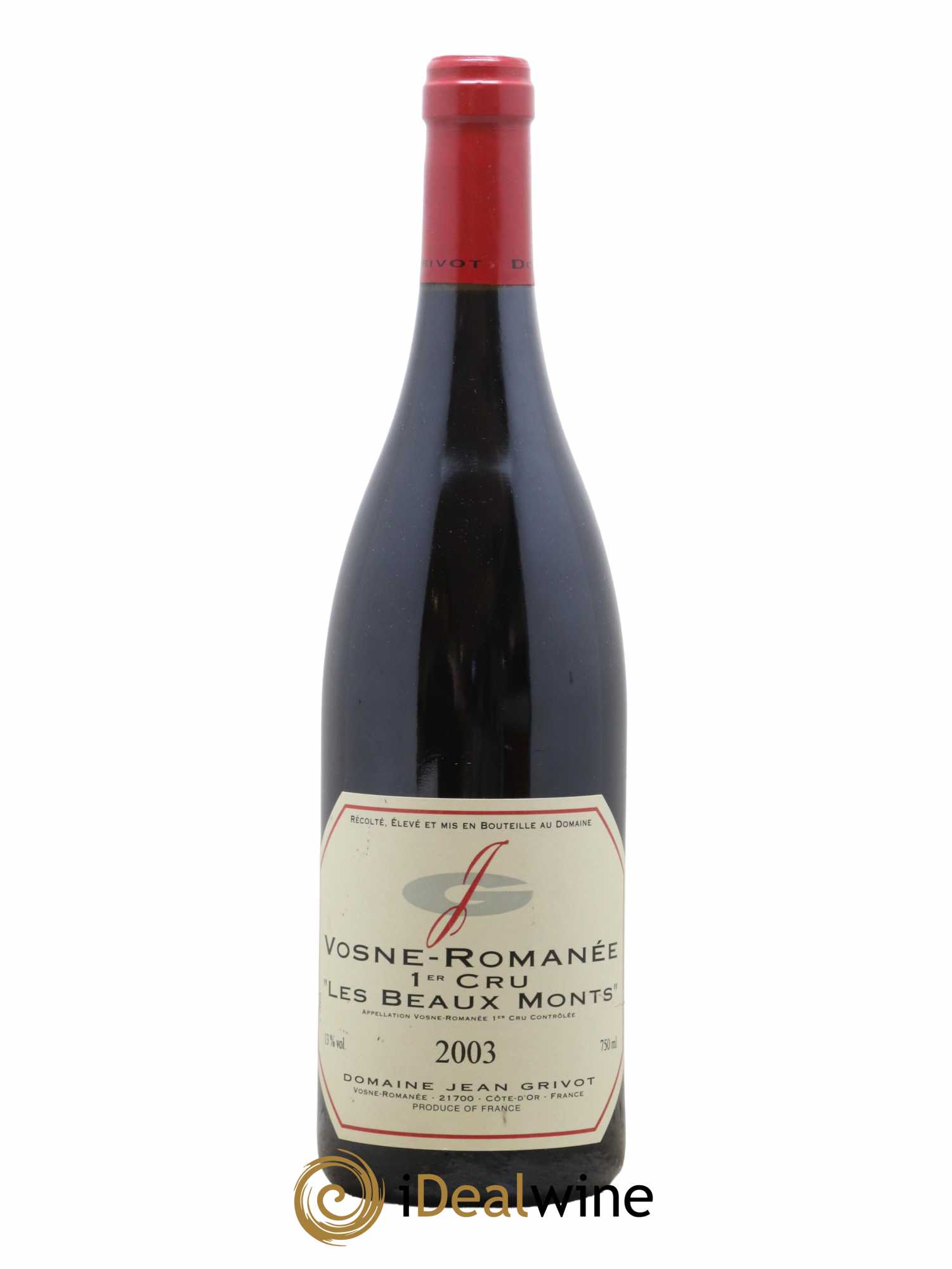 Vosne-Romanée 1er Cru Les Beaux-Monts Jean Grivot 2003 - Lot de 1 bouteille - 0