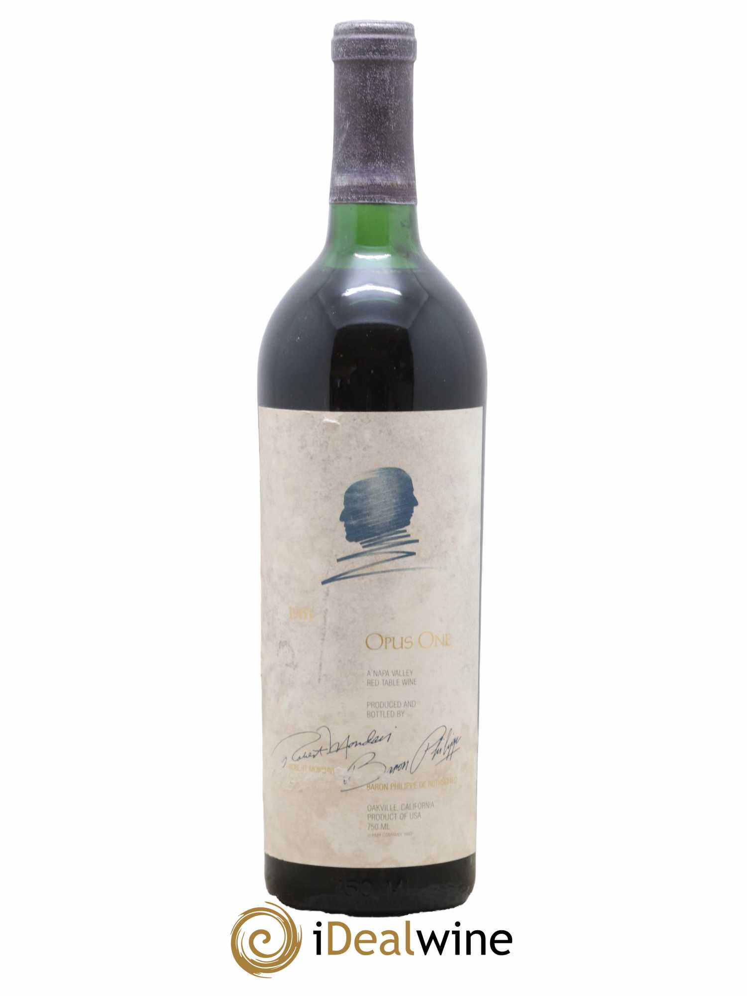 Napa Valley Opus One Robert Mondavi 1981 - Lot de 1 bouteille - 0