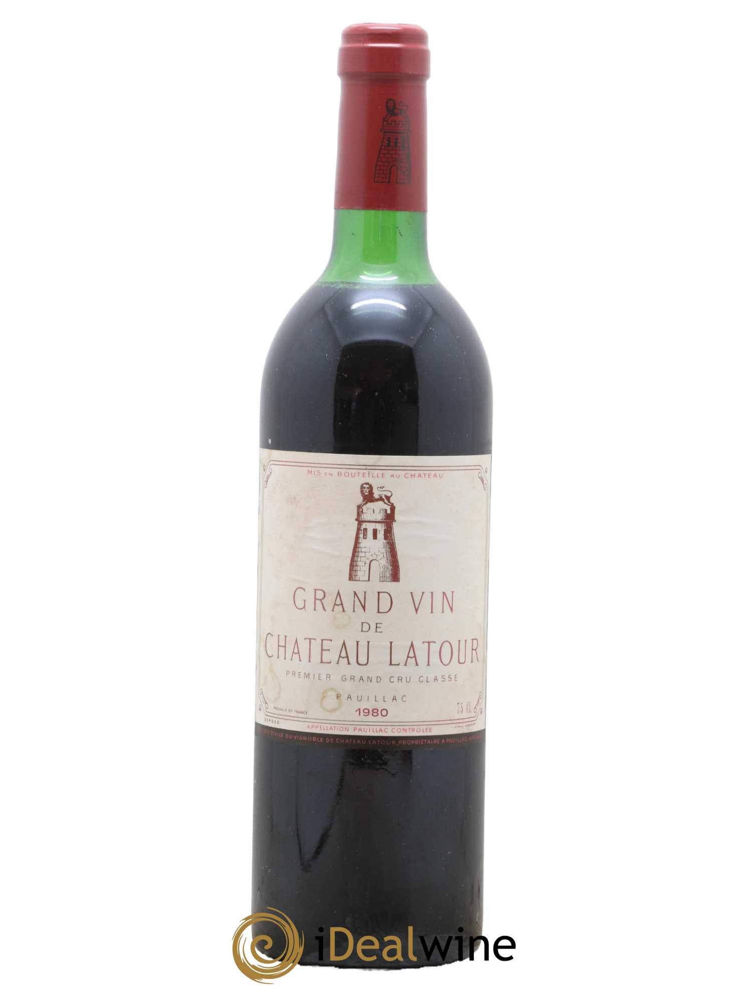 Château Latour 1er Grand Cru Classé 1980 - Lot de 1 bouteille - 0