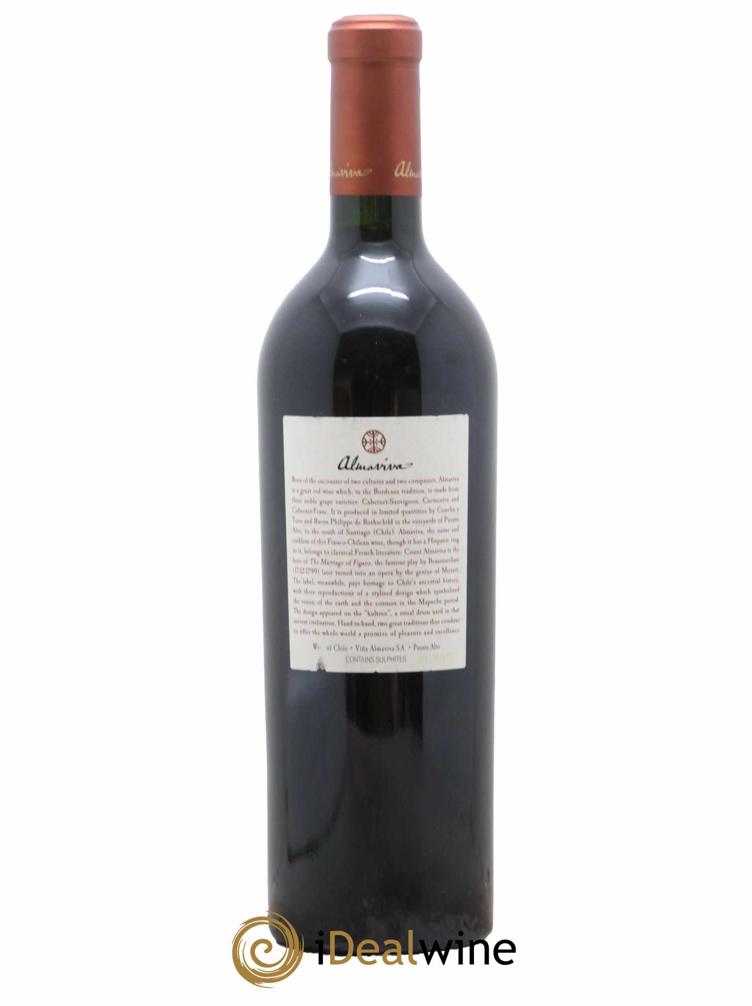 Chili Almaviva Baron P. de Rothschild Concha y Toro 2016 - Lot de 1 bouteille - 1