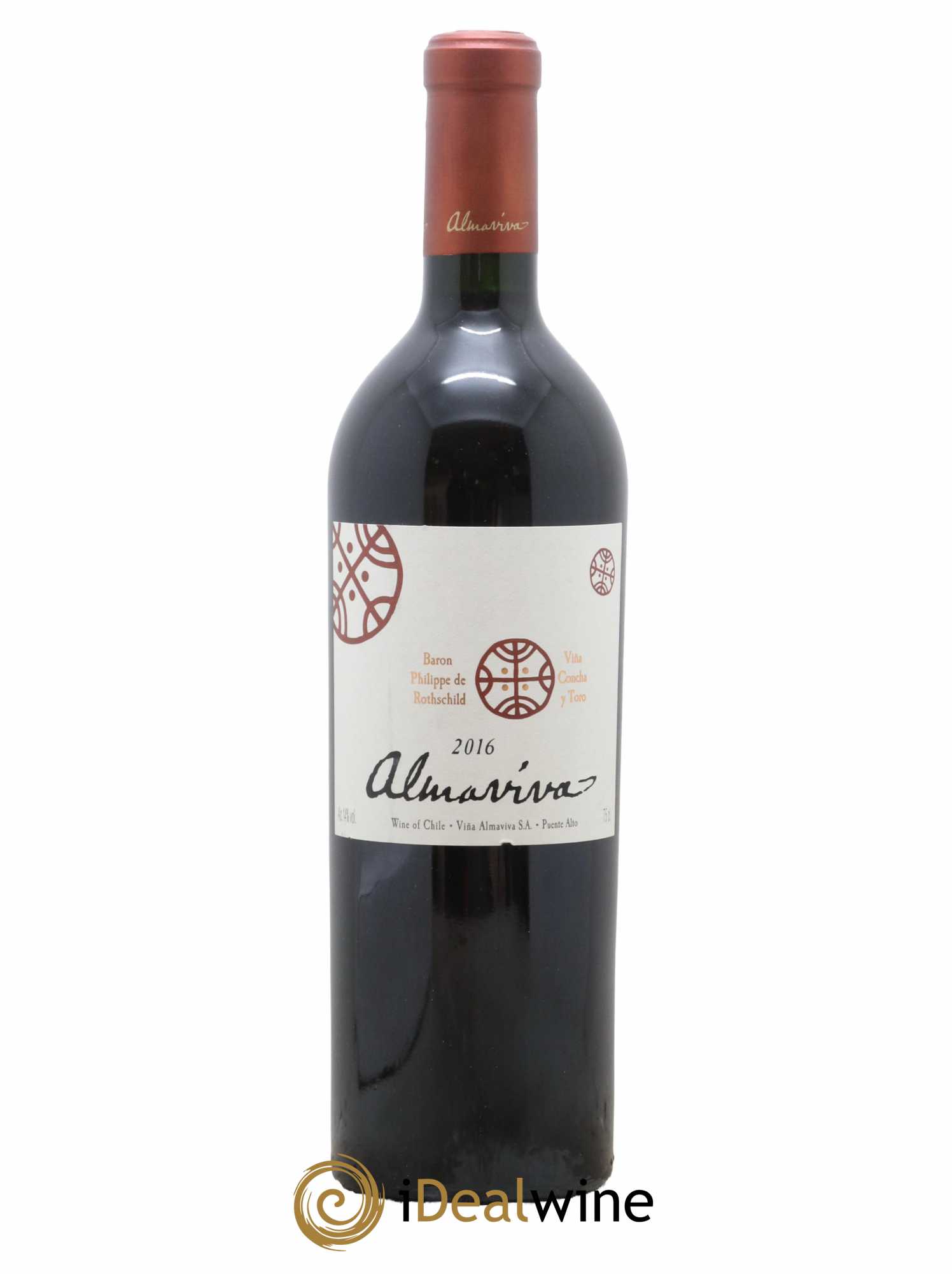 Chili Almaviva Baron P. de Rothschild Concha y Toro 2016 - Lot de 1 bouteille - 0