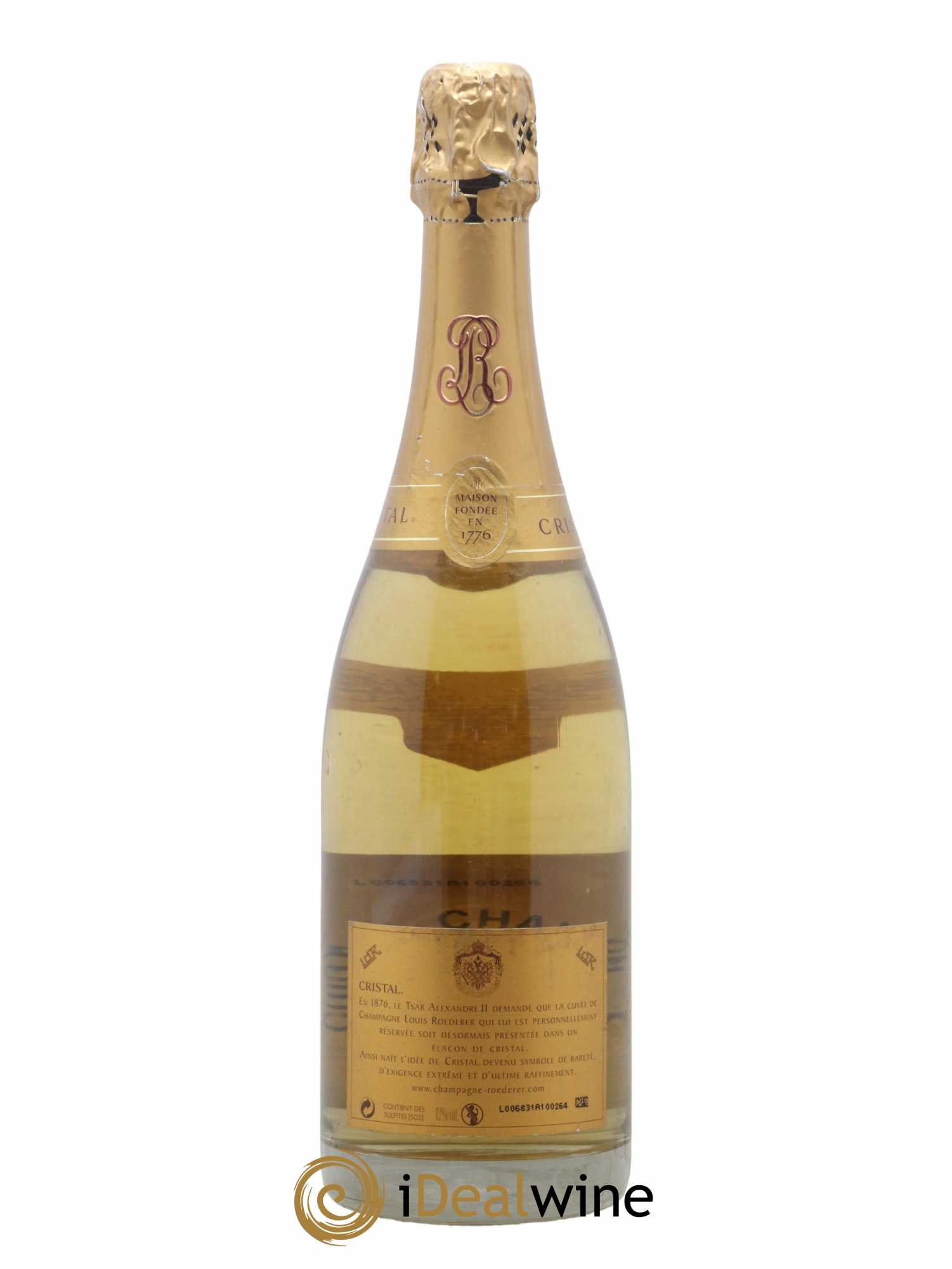 Cristal Louis Roederer 2002 - Lot de 1 bouteille - 1