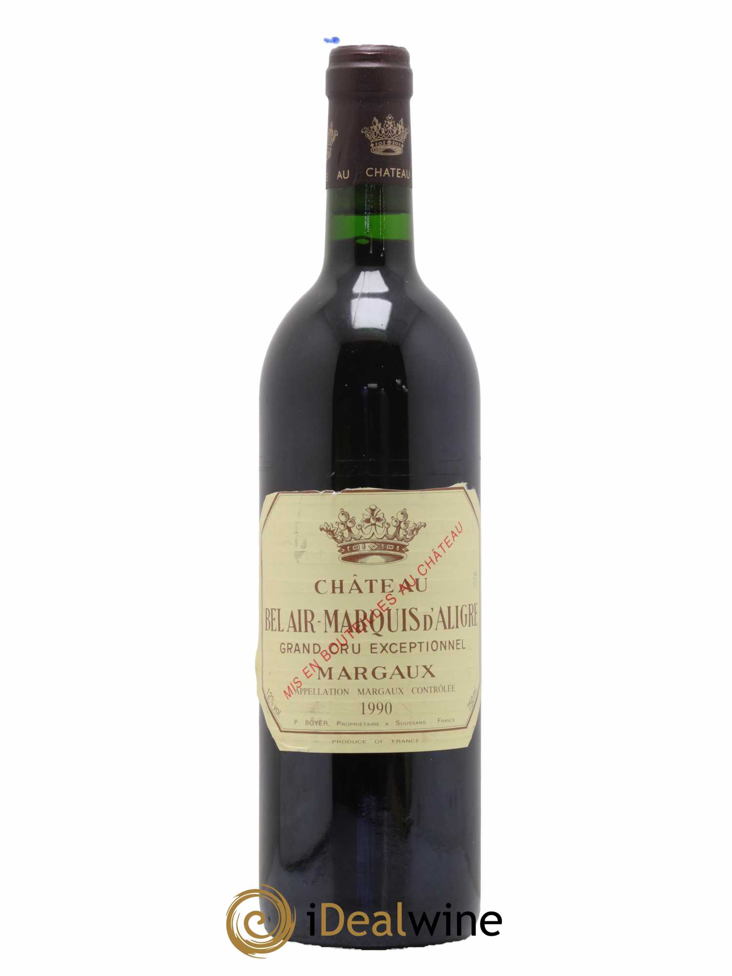 Château Bel Air Marquis d'Aligre 1990 - Lot de 1 bouteille - 0