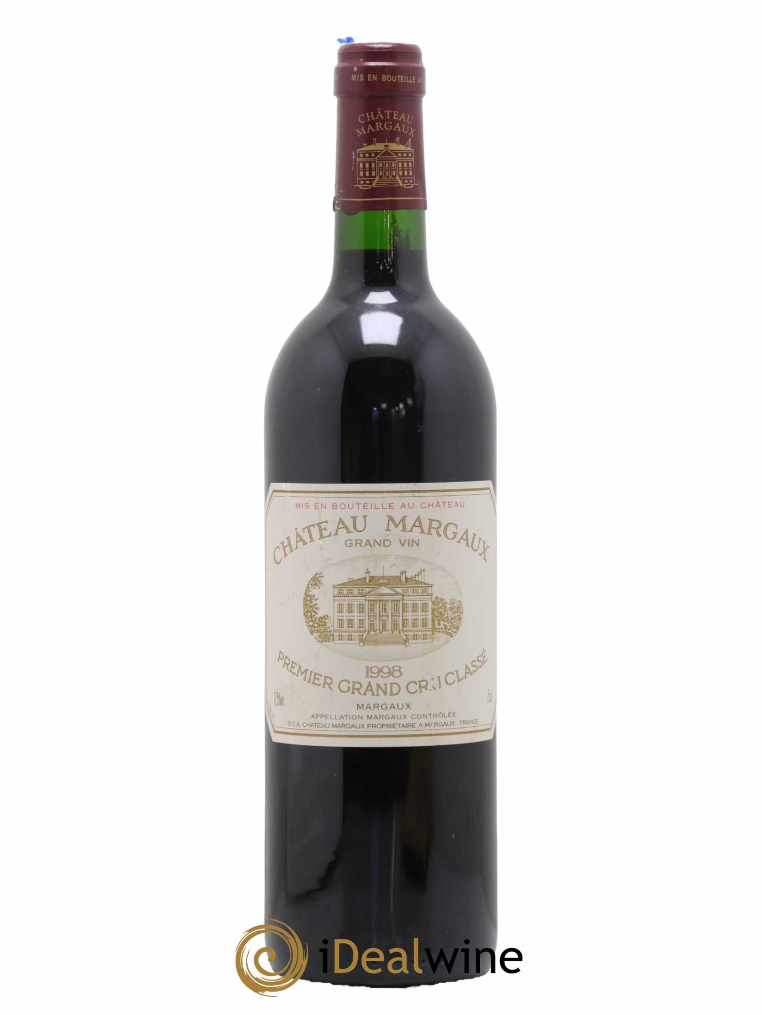 Château Margaux 1er Grand Cru Classé 1998 - Lot de 1 bouteille - 0