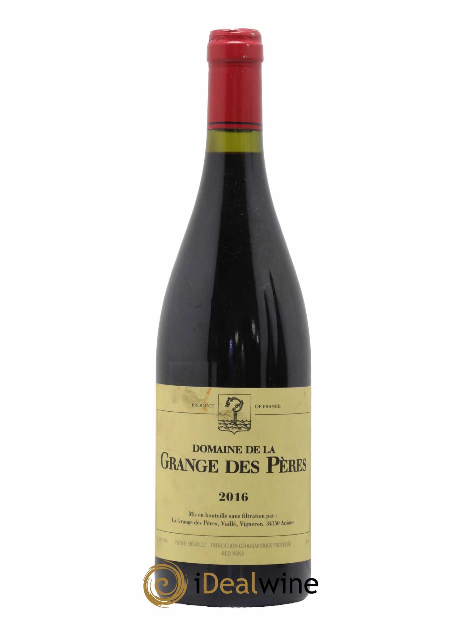Pays d'Hérault Grange des Pères Laurent Vaillé 2016 - Lot de 1 bouteille - 0