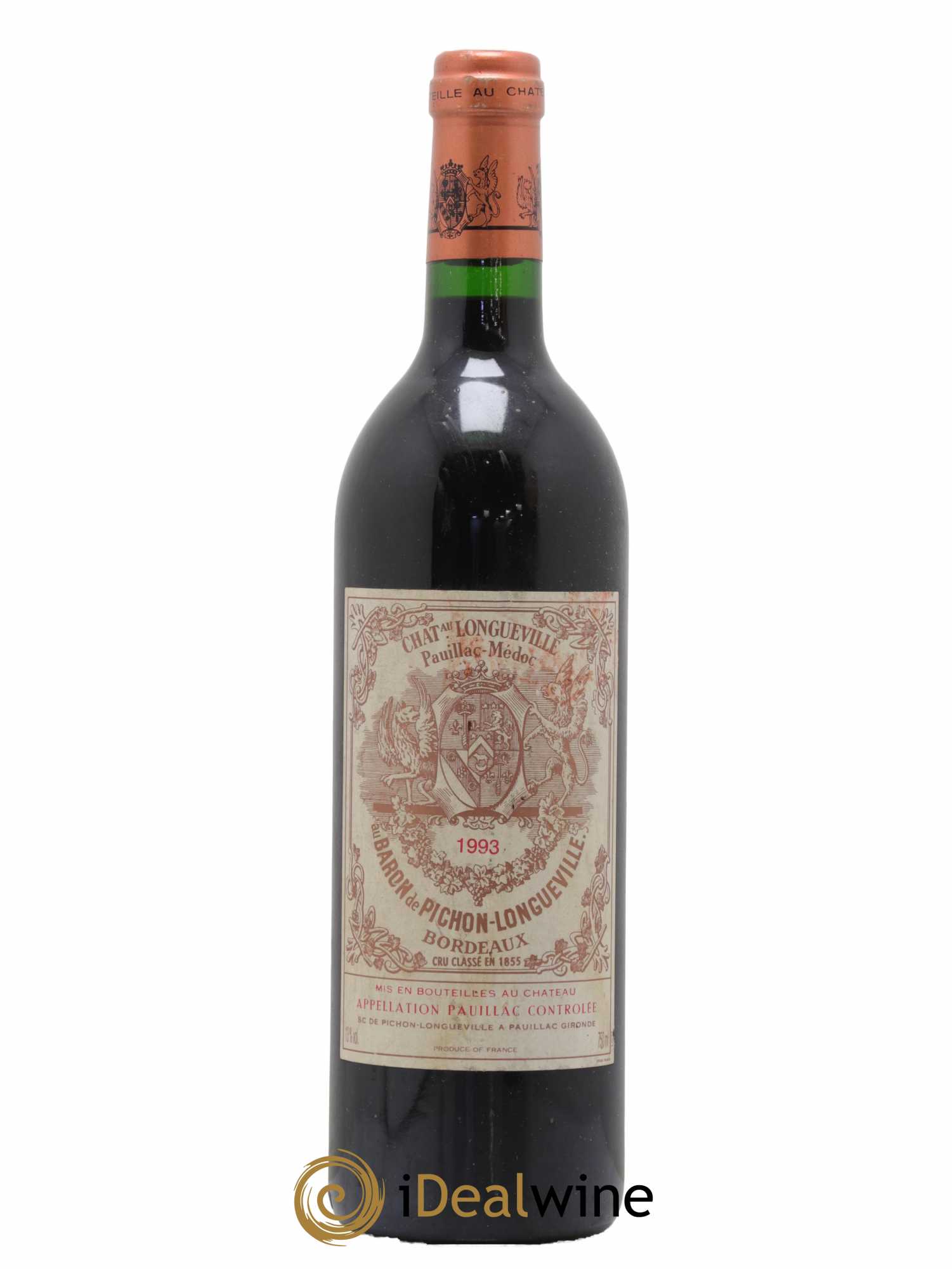 Pichon Longueville Baron 2ème Grand Cru Classé 1993 - Lot de 1 bouteille - 0