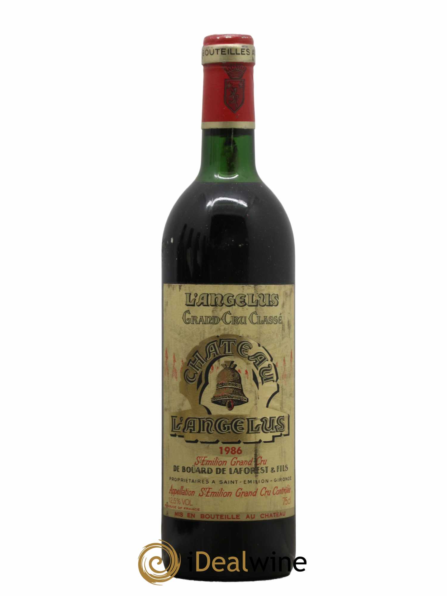 Château Angélus 1er Grand Cru Classé A 1986 - Lot de 1 bouteille - 0