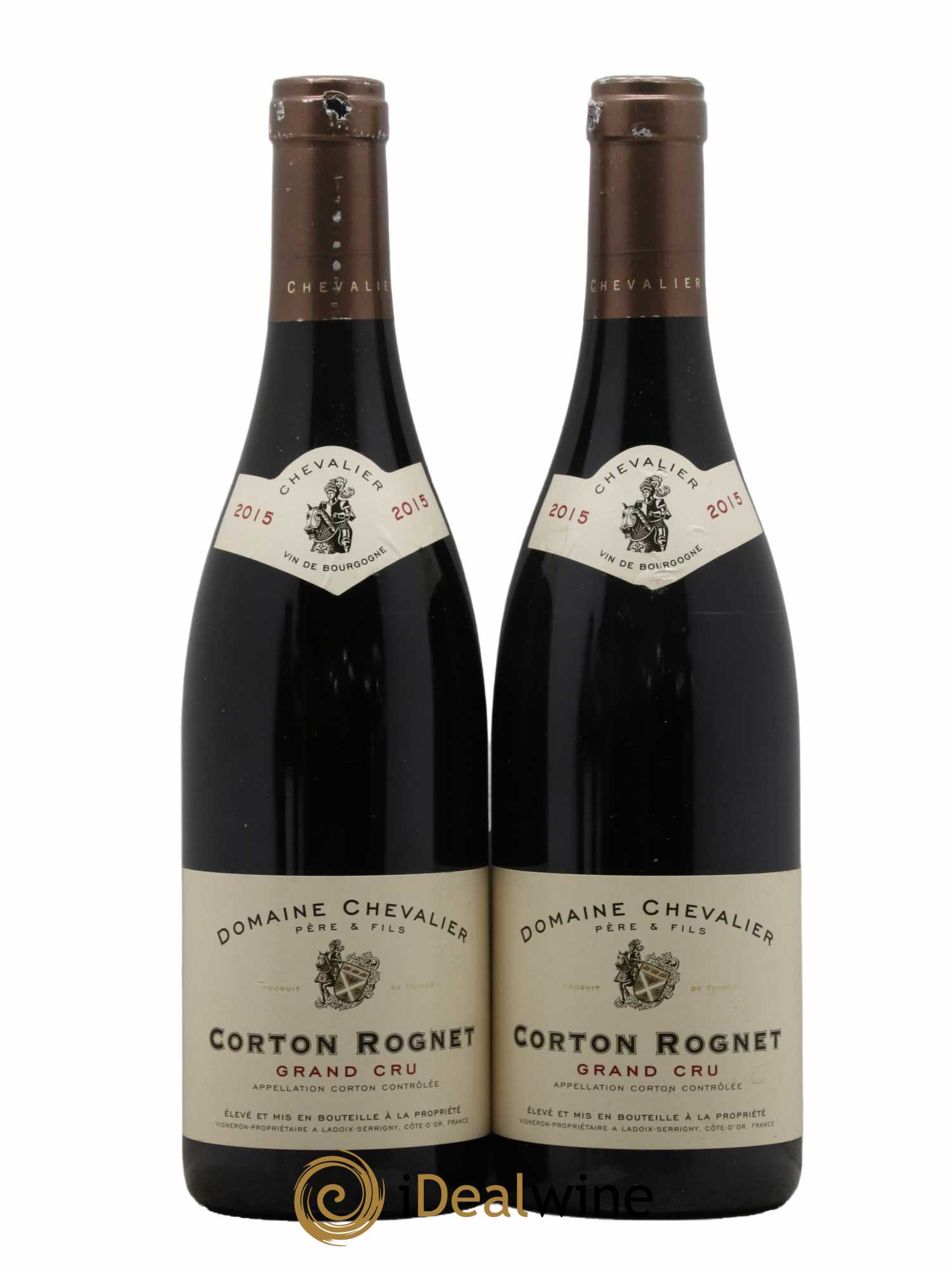 Corton Grand Cru Le Rognet Domaine Chevalier 2015 - Lot de 2 bouteilles - 0